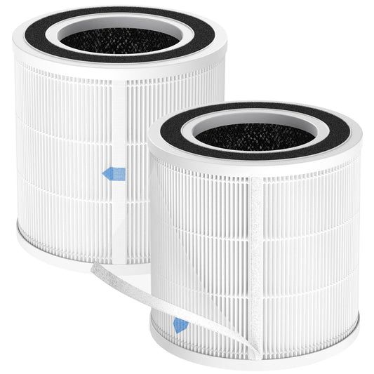 2 Pack H7129/H7128 Replacement Filter for GoveeLife H7129, H7128 Air Purifiers, 3-in-1 HEPA Air Filter for H7129/H7128 Air Purifier for for Homes(Include 4pcs Pre-Filter)