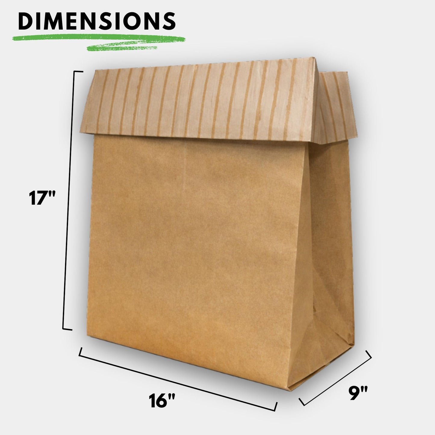 Dano Pre-Cuffed Paper Trash Compactor Bags (12 Pack) | Heavy Duty Kitchen Garbage Compactor Bags & Liners | 11 Gallon Precuffed Garbage Bag for Compactor | Eco-Friendly Trash Compactor Bag