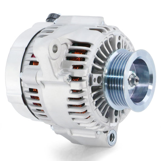 13767N New Alternator Replacement for 1998-2002 Honda Accord 2.3 L4, 1998-1999 Acura CL 2.3L, 2000 2001 98 99 00 01 02, 400-52038 AND0145 40052038 31100PAAA01 101211-9990, 80A 12V CCW 6-Groove Pulley