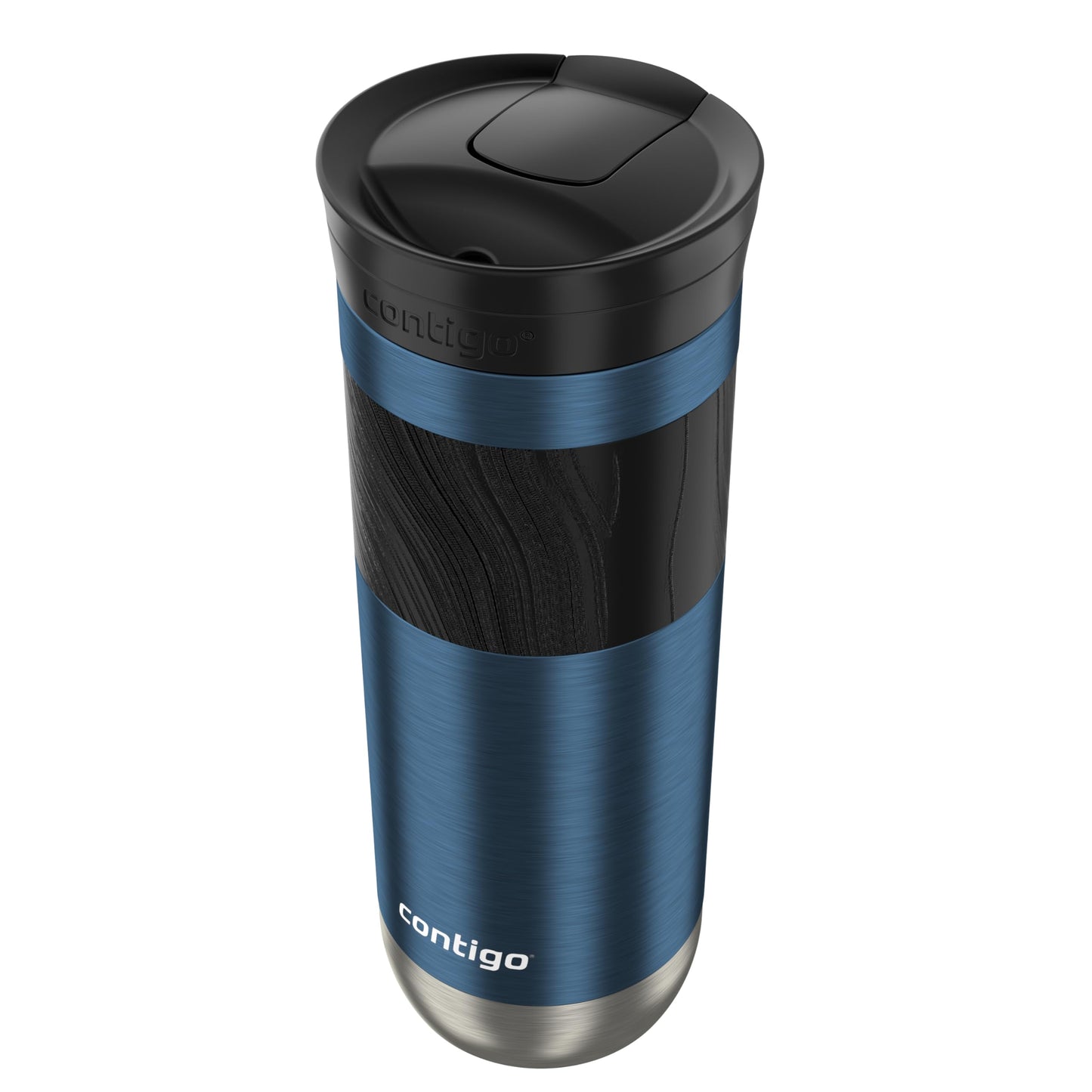Contigo Byron 2.0 Stainless Steel Travel Mug with Snapseal Lid and Grip 20oz, Blueberry, Great for hot and cold beverages