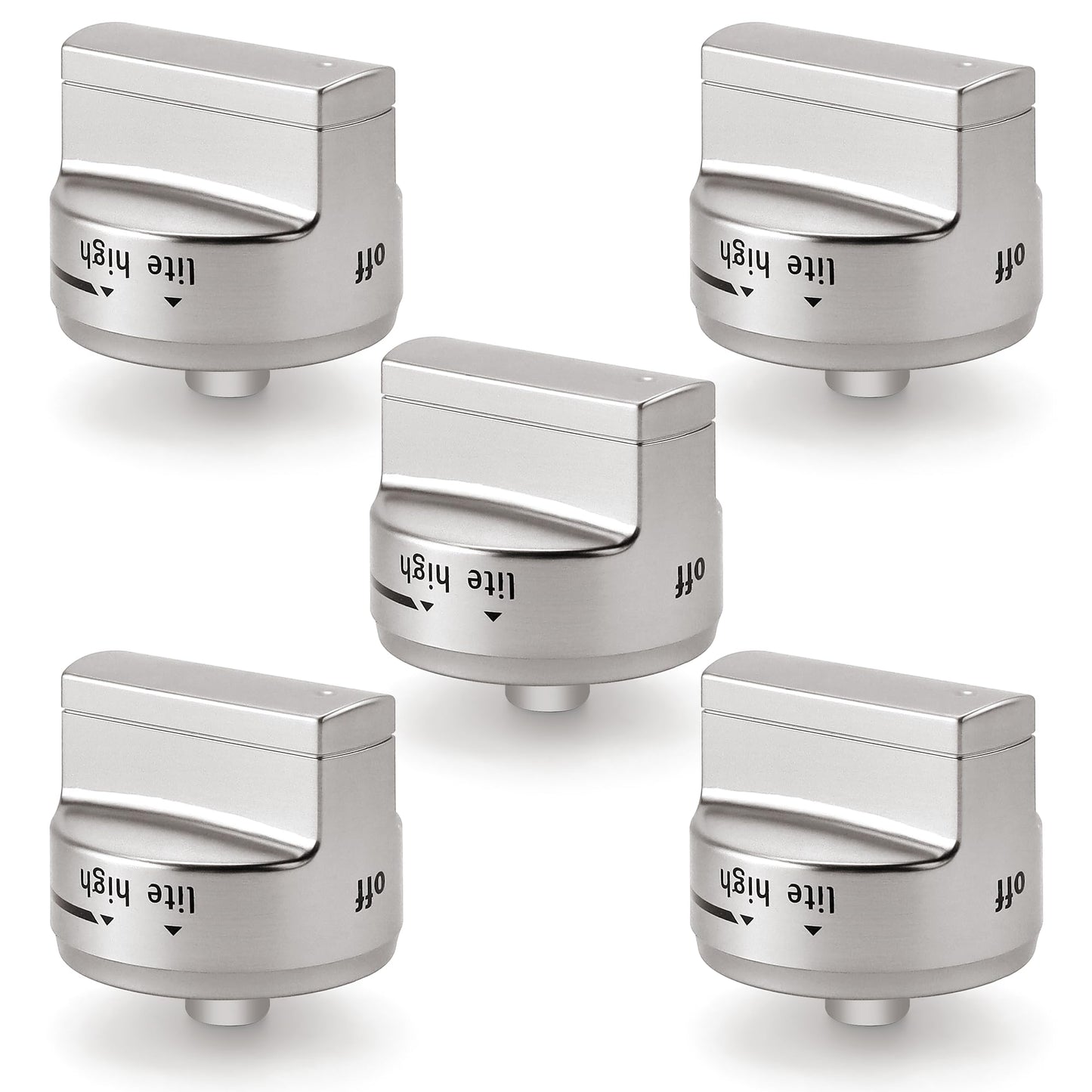 AMI PARTS W11101439 Stove Knobs Compatible with Maytag Range Knobs Replacements for MGR6600FZ0 MGR6600FB0 MGR6600FW0 MGR6600FZ1 MGR6600FZ3 MGR7700LZ0 MGR7700LZ10 5PCS