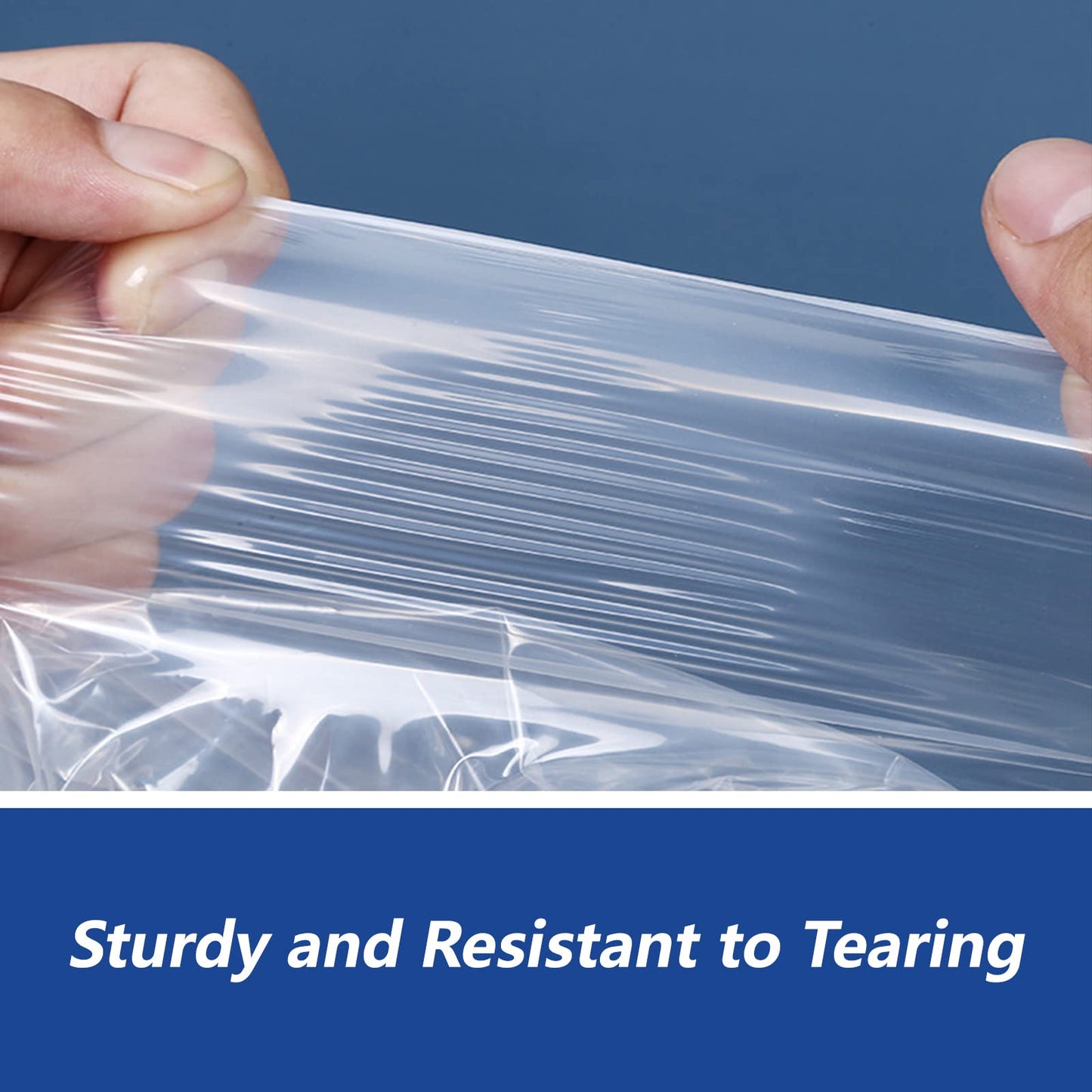 WEPOLY - 9" x 12" (1000 Count) - Clear Poly Bags with Suffocation Warning Self Seal for Packaging, Shirts, Clothing & FBA - Permanent Adhesive