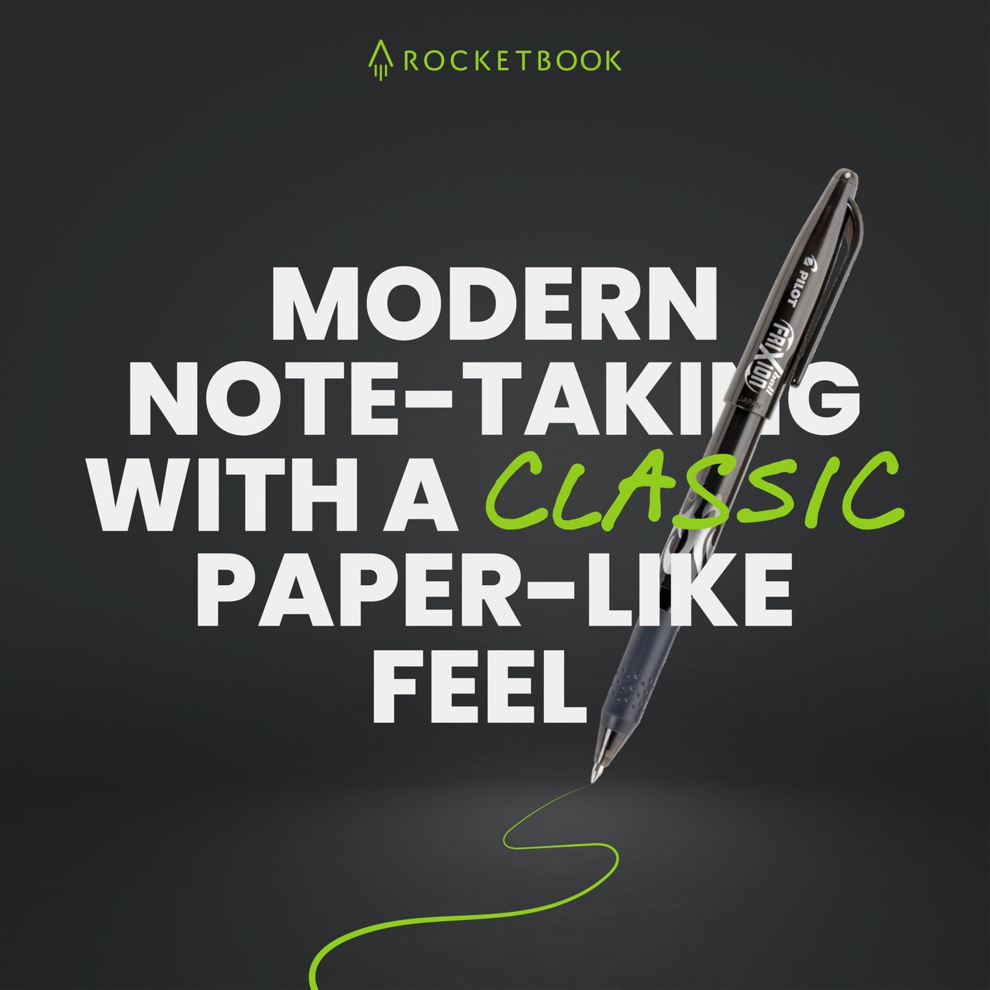 Rocketbook Flip Reusable Smart Notepad, Top Bound Spiral Notebook Lined and Dotted Pages Letter Size 8.5x11, Premium, Navy Blue (Pack of 1)