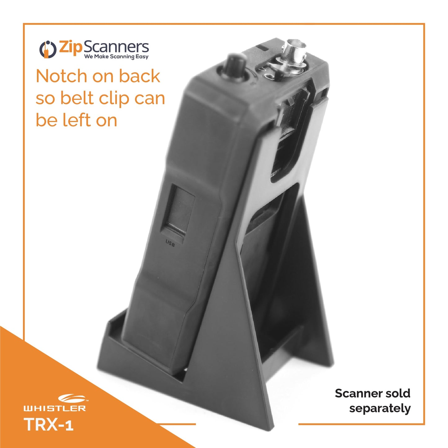 Desktop Stand for Uniden SDS150 & SDS100 Police Scanner & All Handheld Scanners (SR30C, BCD436HP, BCD325P2, BC125AT, TRX-1) Stand Upright & Toggle Between Frequencies, Scanner not Included