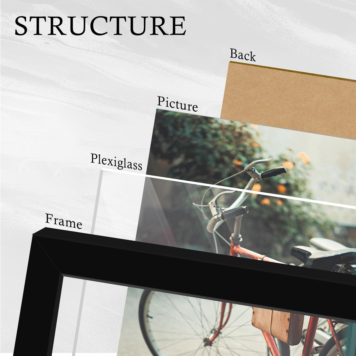 YiTanli 20x30 Poster Frame 2 Pack, 20 x 30 Picture Frame for Posters and Art Prints, Horizontal or Vertical Wall Mounting