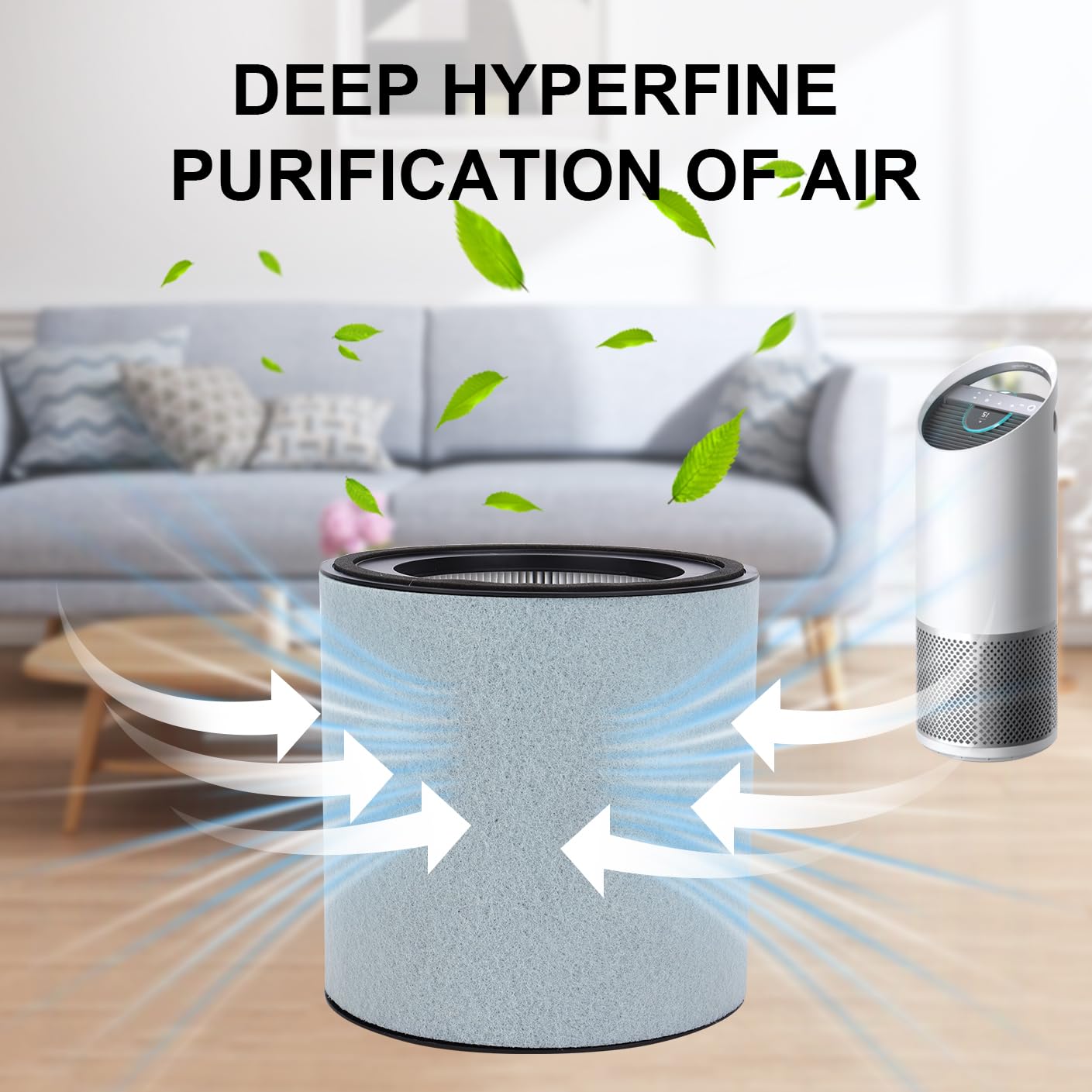 Z-3000 HEPA Filter Replacement for TruSens Z-3000 Air Purifier, 1 HEPA Filter + 3 Activated Carbon + 3 Pre-Filter
