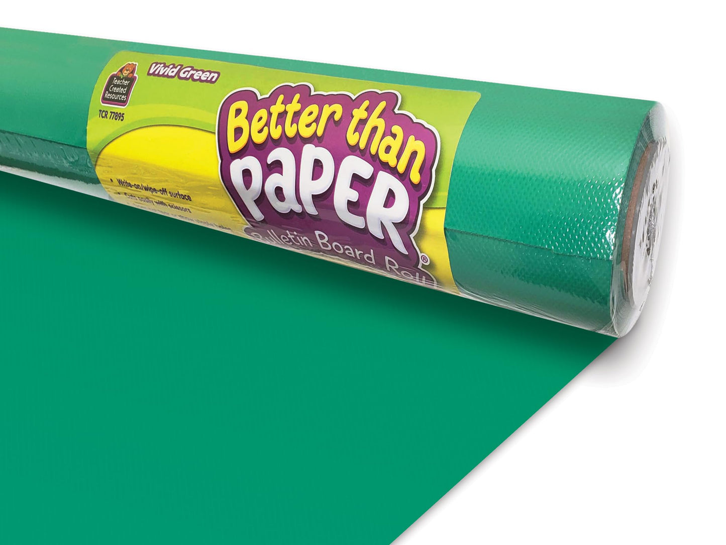 Teacher Created Resources Vivid Green Better Than Paper Bulletin Board Roll (TCR77895)