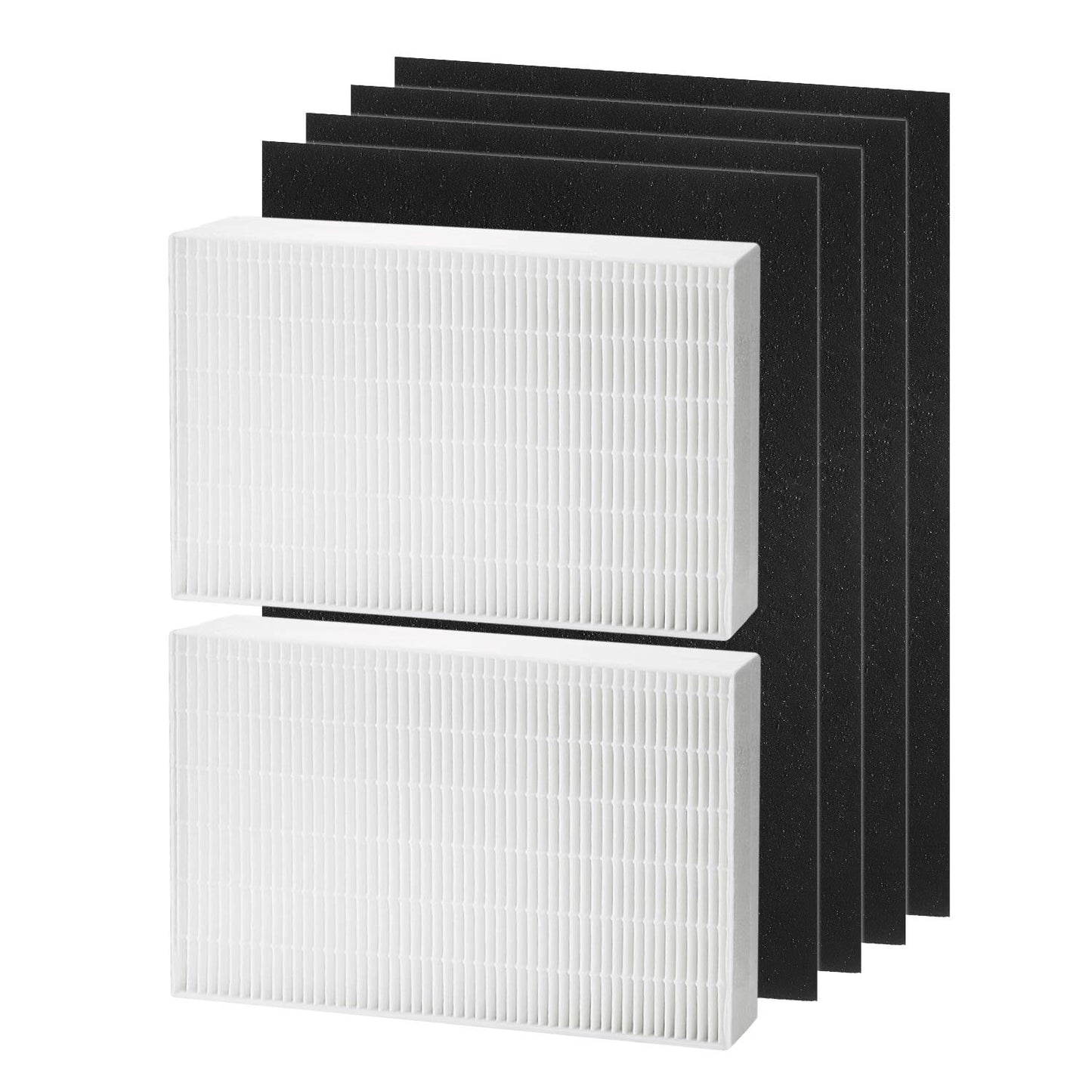 HPA200 HEPA Filter Replacement Compatible with Honeywell HEPA HRF-ARVP200 Series Air Purifier HPA200, HPA201, HA202, HPA204, HPA250, HPA5200, 2 HEPA R and 4 Precut Carbon Pre-Filters A