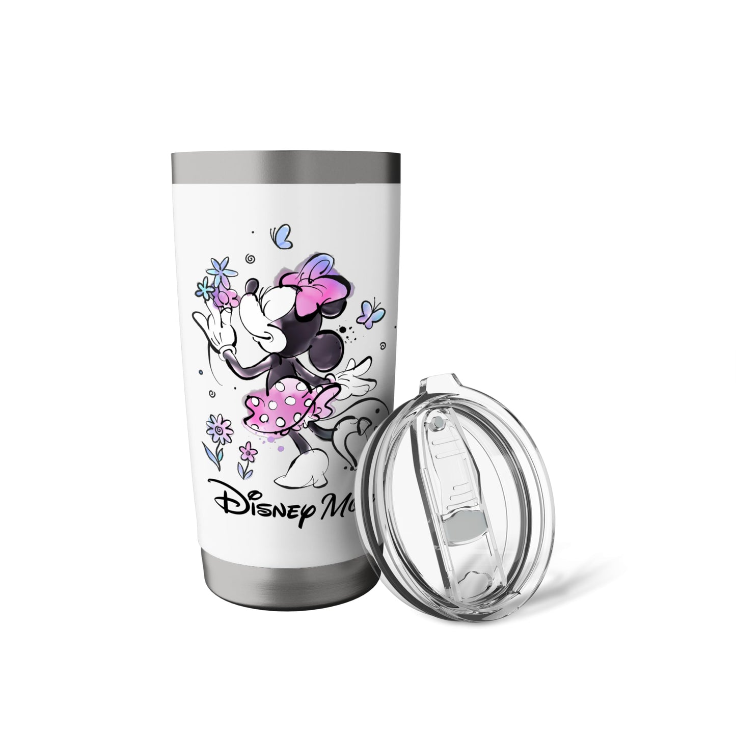 Disney Mom Minnie & Flowers Family Trip Mother’s Day Gift Stainless Steel Insulated Tumbler