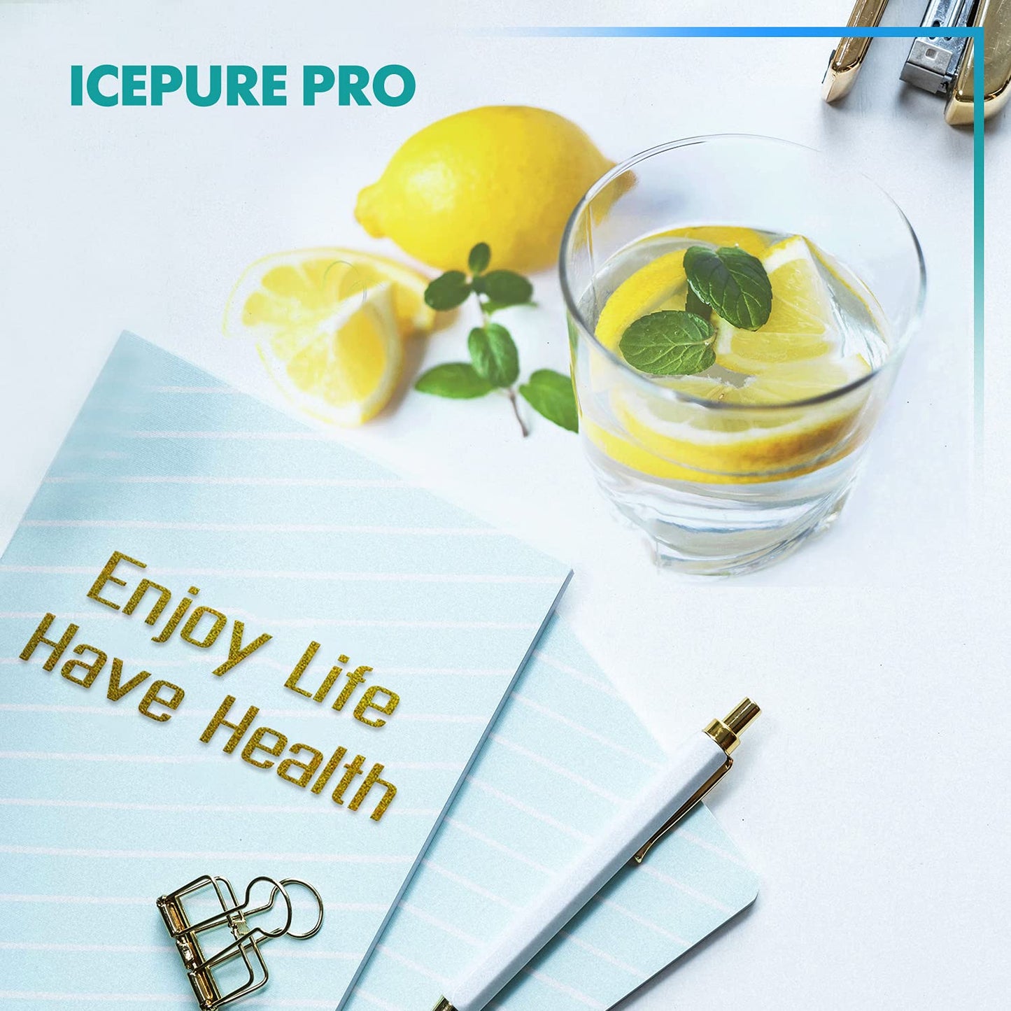 ICEPURE DA29-00020B NSF/ANSI 53 and NSF/ANSI 42 Refrigerator Water Filter, Replacement for Samsung DA29-00020A/B, DA29-00020B-1, HAF-CIN/EXP, RF263BEAESR, RF28HMEDBSR, RS25J500DSR, 3PACK