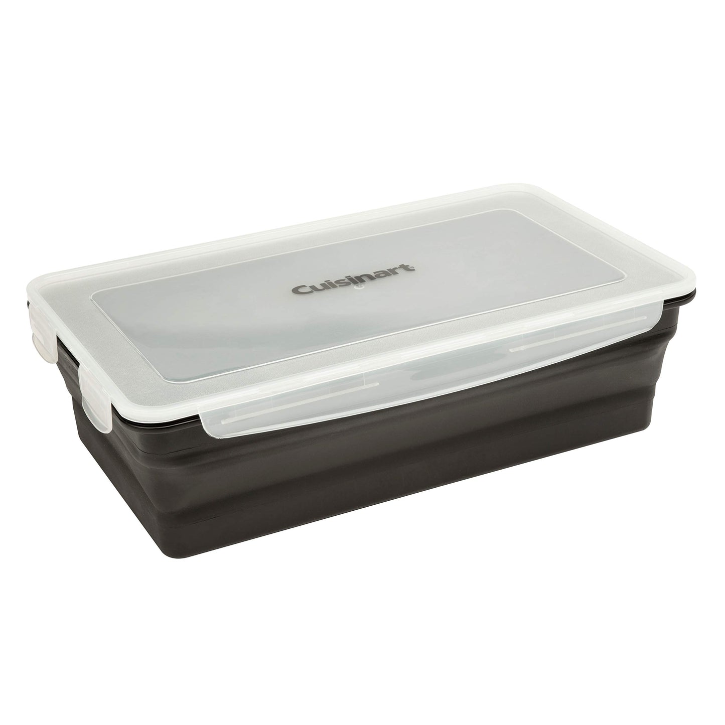 Cuisinart XL Collapsible Marinating Container, Large Capacity Grill Accessories Perfect for BBQs and Tailgates, Marinade and Brining Prep, Collapsible Silicone for Easy Storage