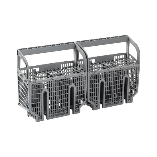 Suconvey Upgraded 00675794 675794 9001396277 Dishwasher Cutlery Basket Silverware Basket (Gray) Replacement Part Compatible with Bosch Dishwashers, Set of 2