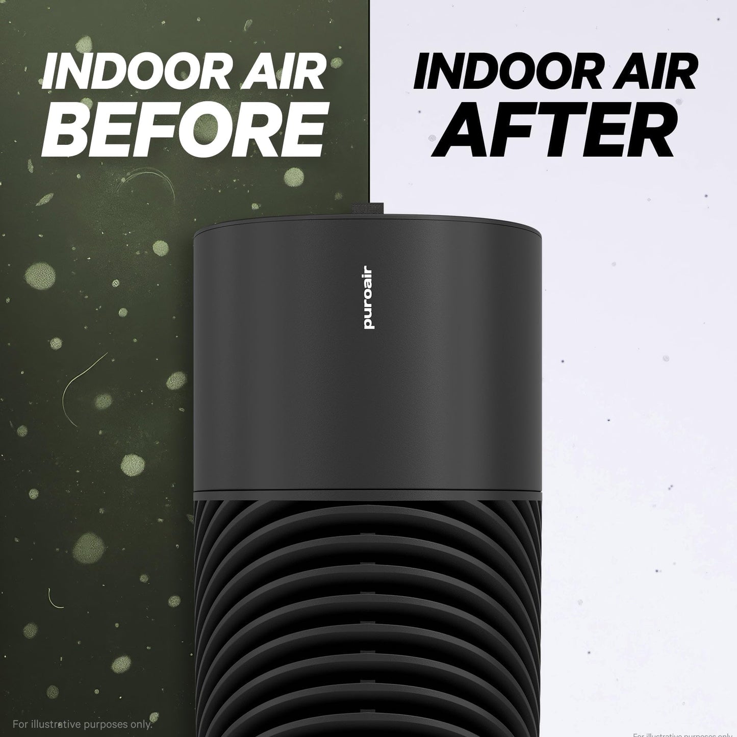 PuroAir 130 Replacement Filter - Genuine Puro Air 130 Filter Replacement - Official PuroAir Air Purifier HEPA Filter with CarbonTech Filters 99.9% of Pollen, Dust, Pet Dander, Smoke, Odors