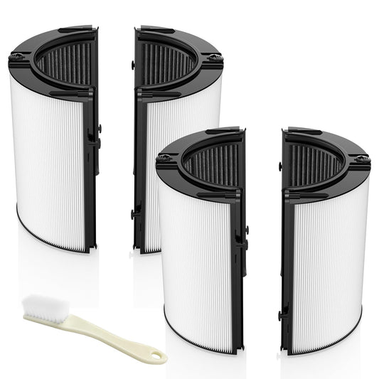 2-Pack 360° Combi 2 in 1 HEPA+Carbon Replacement Filter Compatible with Dyson TP06 HP06 TP04 HP04 TP07 PH02 PH01 PH03 PH04 HP09 TP09 HP07 HP10 TP10, H13 Grade True HEPA Carbon Replacement Filter