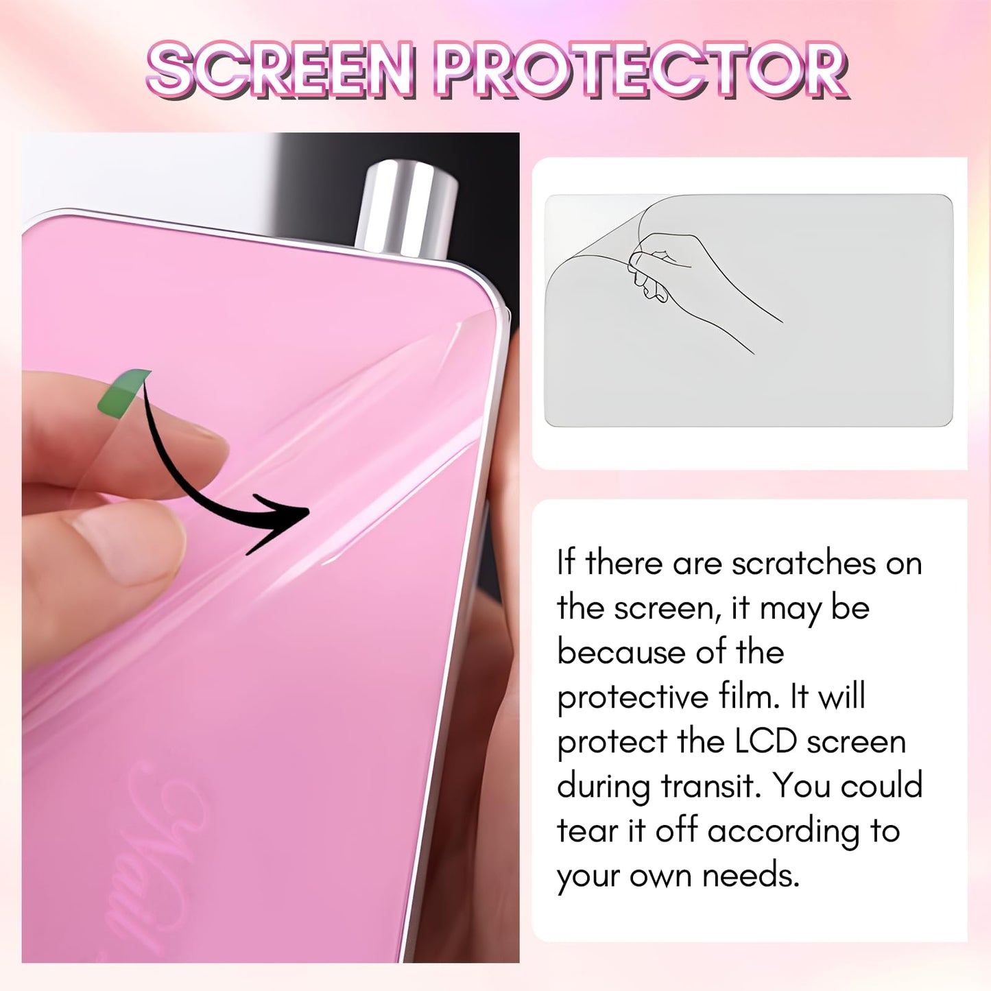 Makartt Professional Nail Drill, 35000RPM Rechargeable Efile with Coreless Motor, Nouvella Electric Nail Filer Machine for Acrylic Gel Removal with Drill Bits Set, Pink