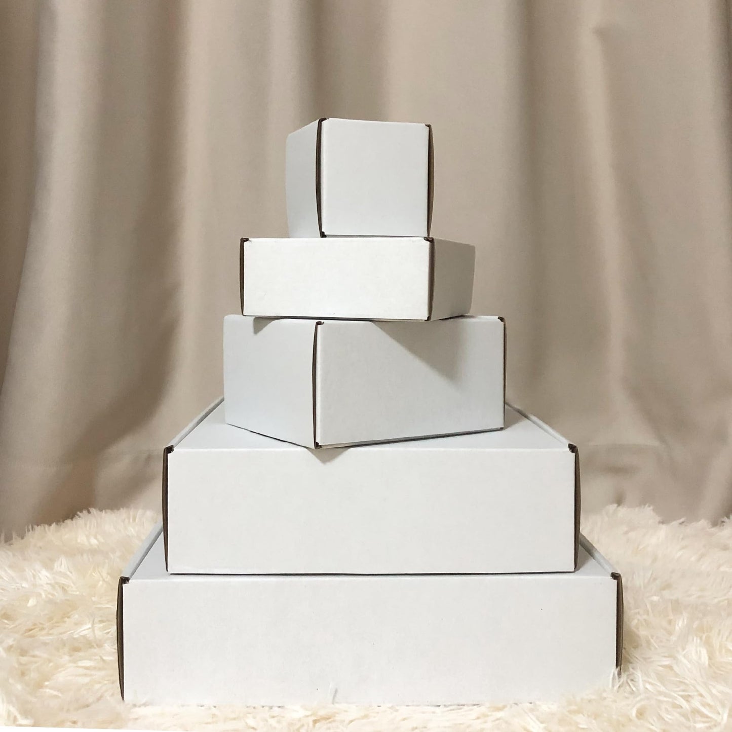 10x10x3 inch Shipping Boxes, White Corrugated Cardboard Box Literature Mailing Shipping Packaging Recyclable Storage Boxes and Craft Gifts Giving Products Business White Box Set of 25 (10''x10''x3'')