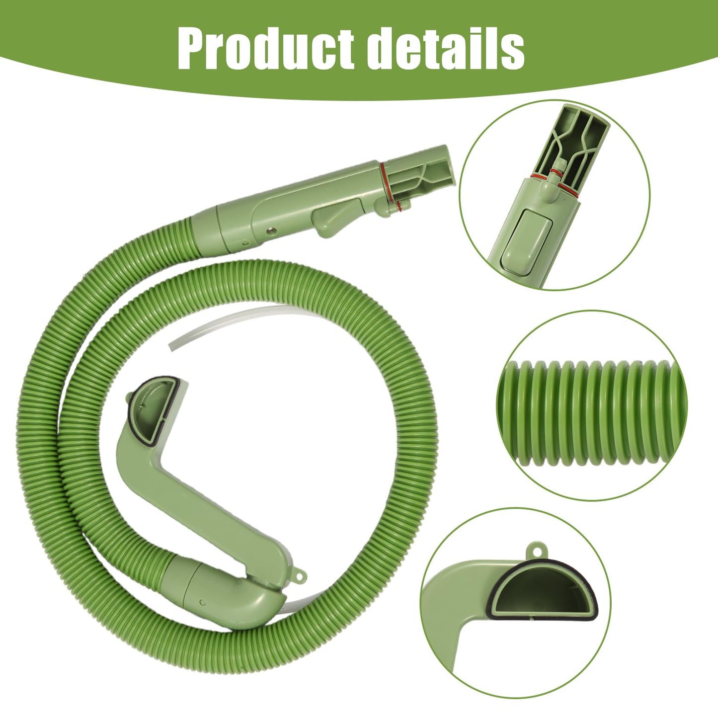 Upgraded 1400B Little Green Machine Hose and Handle for Bissell 1400B 1425 1400M 3353 3369 Replacement Parts 5.3in Cleaning Brush, Cleaning Tool, Gap Brush, Cleaning Hose Component Part Number 2037152
