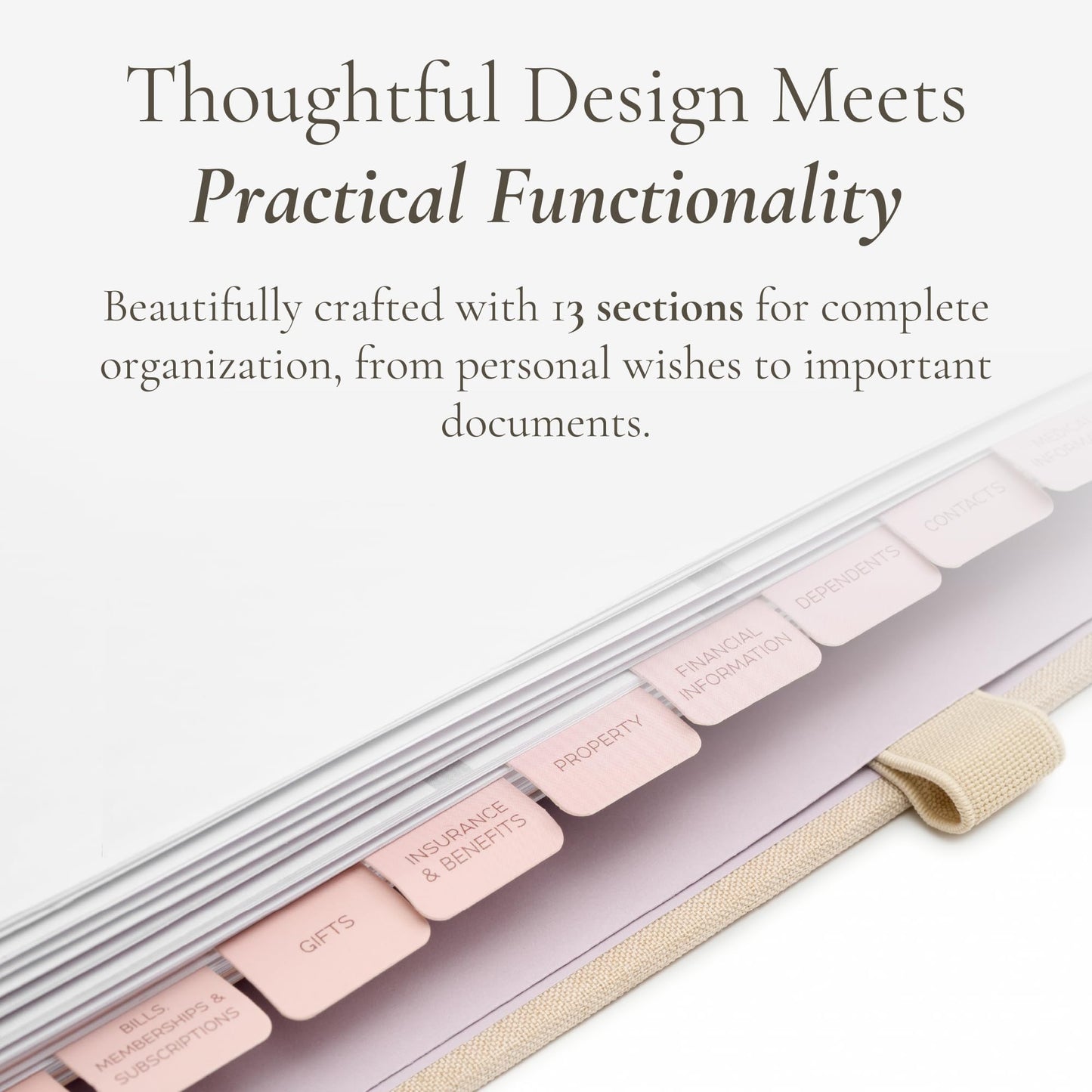End-of-Life Planner Gracious Goodbye – Thoughtfully Designed Organizer for Final Wishes, Estate Planning, and Family Documents - Merlot