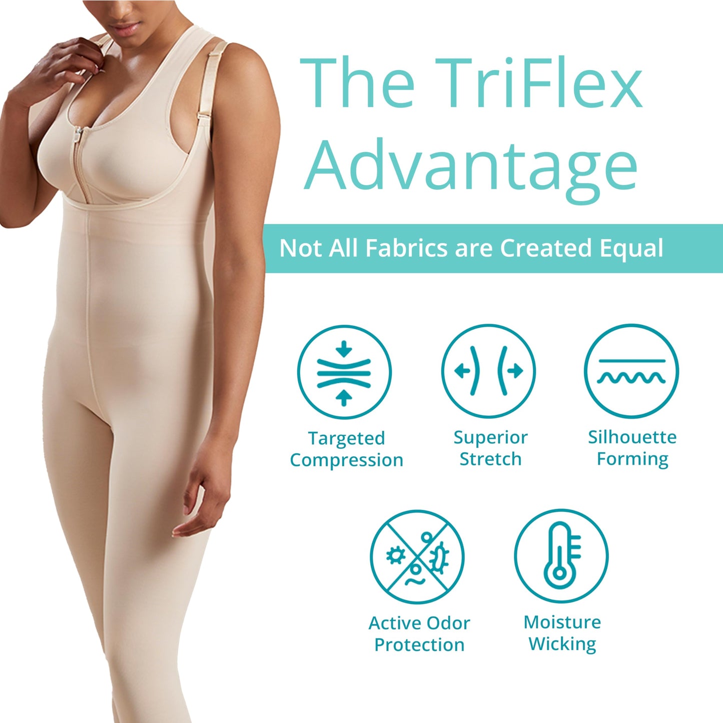 MARENA SFBHM2 Stage 2 Pull-On Girdle with High-Back – Adjustable Mid-Calf Length Girdle