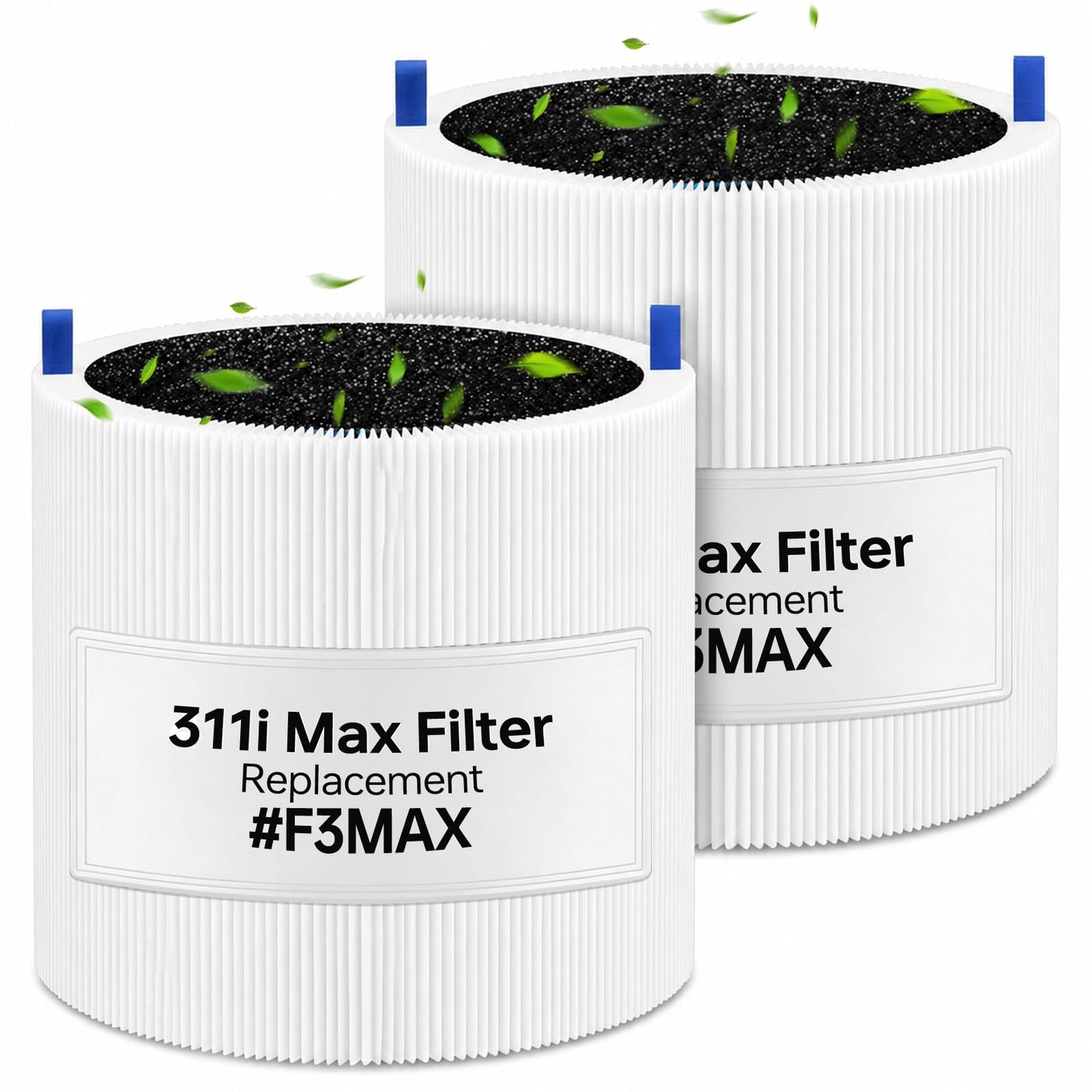 𝟑𝟏𝟏𝐢 𝐌𝐚𝐱 Replacement Filter Compatible for Blueair Blue Pure 𝟑𝟏𝟏𝐢 𝐌𝐚𝐱, Dust Filter&Odor Smoke Activated Carbon Filter, # 𝐅𝟑𝐌𝐀𝐗(𝐍𝐨𝐭 𝐟𝐨𝐫 𝟑𝟏𝟏𝐢+ M𝐚𝐱/𝟑𝟏𝟏/𝟑𝟏𝟏 𝐀𝐮𝐭𝐨)