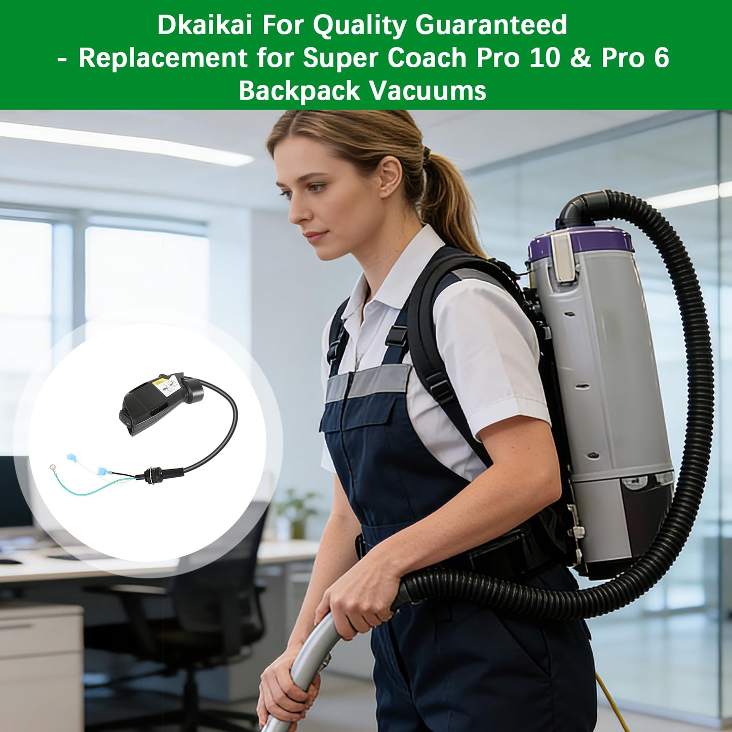 Dkaikai for ProTeam 836225 Switch Box Full Assembly - Replacement for Super Coach Pro 10 & Pro 6 Backpack Vacuums