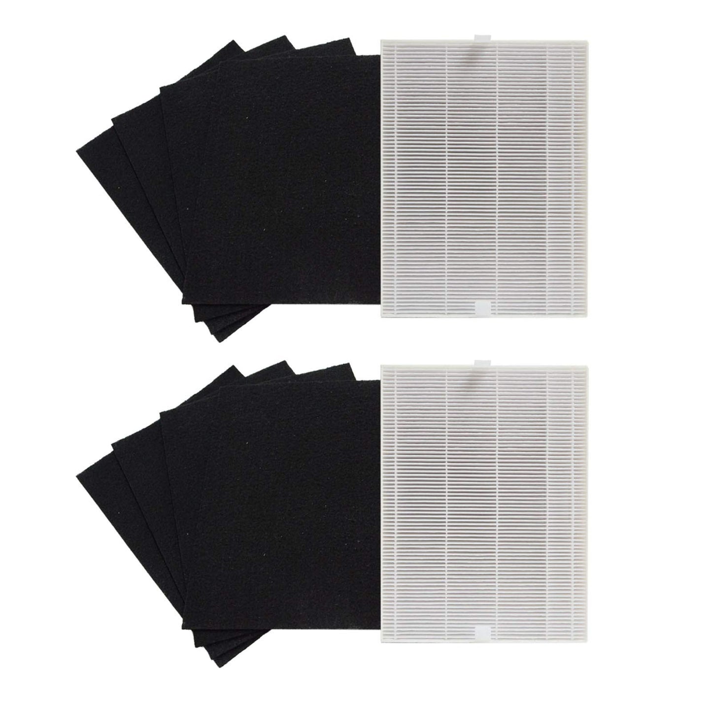 PUREBURG Replacement Filter Compatible with Coway AP-1216L Tower Mighty Air Purifier,H13 HEPA Activated Carbon Pre-Filters Air Clean Dust VOCs Odor (2+8)