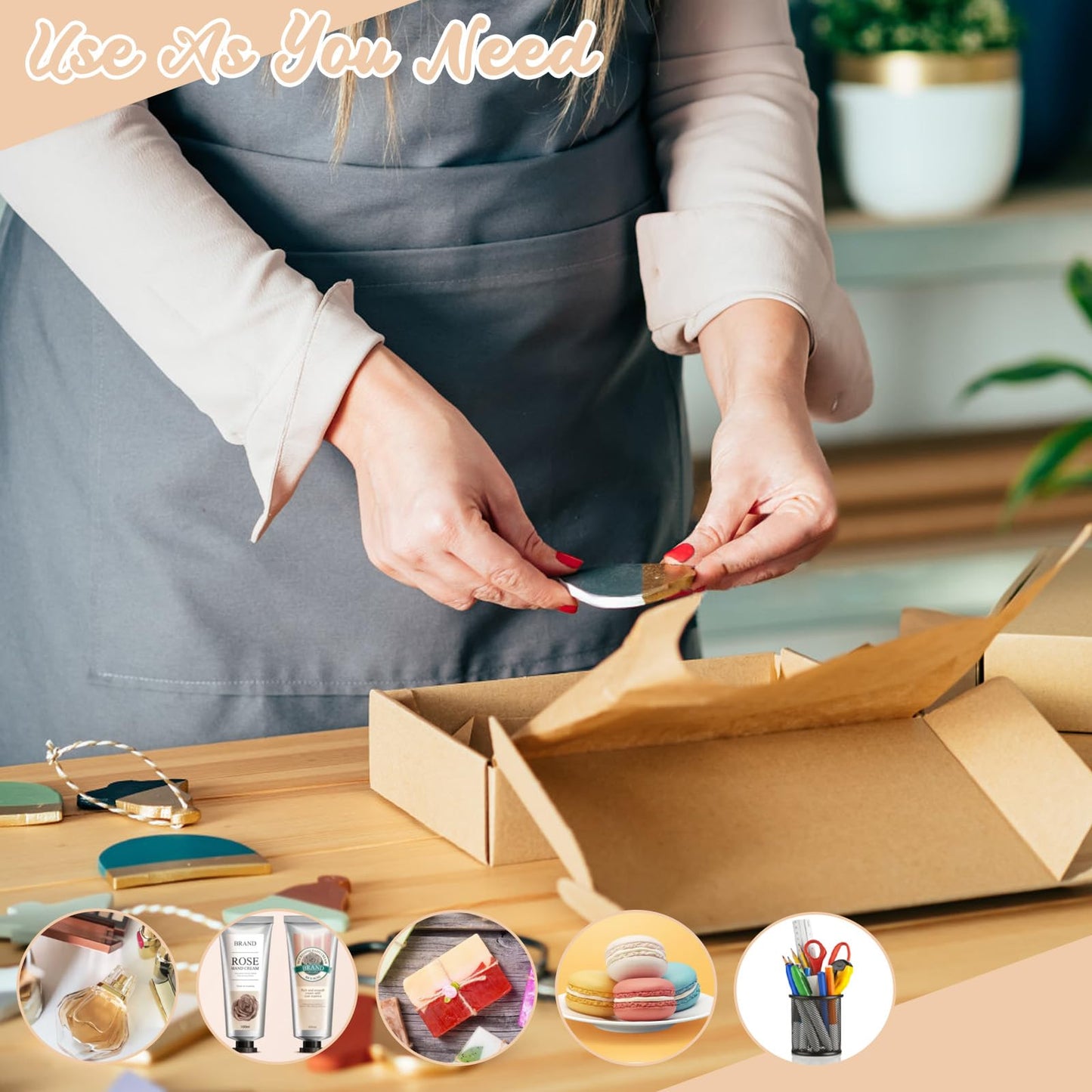 100 Pcs 6 X 4 X 1.6 Inch Shipping Boxes Corrugated Cardboard Boxes Mailing Packaging Boxes for Packing Moving Storage Small Items Small Shipping Mailer Box