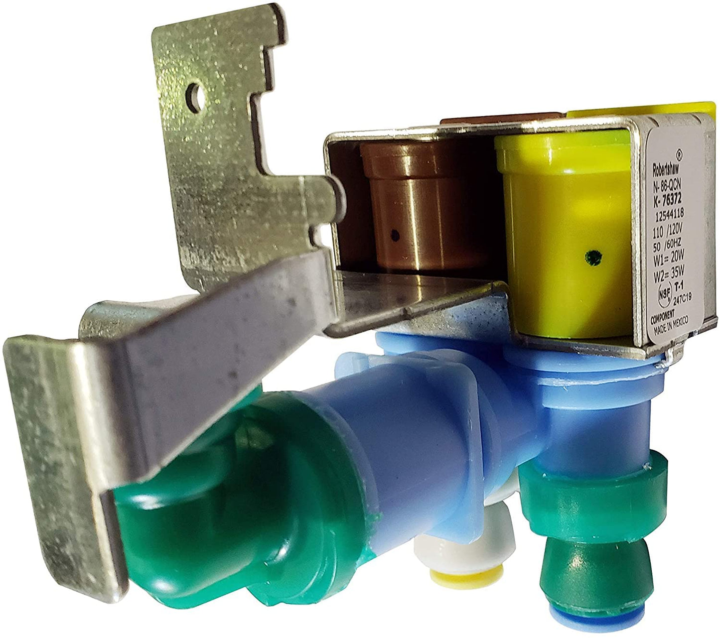 [WP67006531Valve OEM Mania] 67006531 NEW OEM Produced for Whirlpool Refrigerator Water Valve by Robertshaw Replacement Park - Replaces AP4080862 1187394 12544118 AH2070064 EA2070064 PS2070064