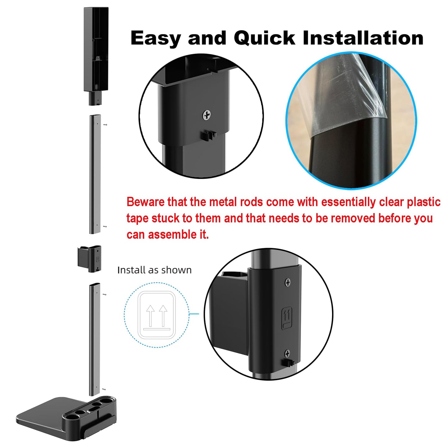 Foho Vacuum Stand Storage Dock Dockings Station Compatible for Dyson V7 V8 V10 V11 V12 V15 SV18 SV21, Storage Bracket Stand Compatible for Dyson Vacuum Cleaner