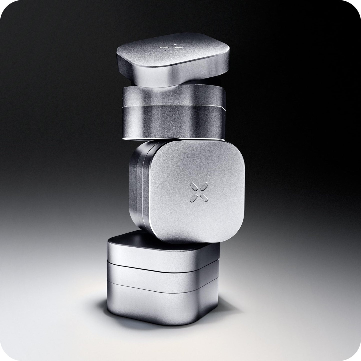 PAX Spice & Herb Mill – Ergonomic Spice & Herb Mill Made from Aluminum for an Even, Medium Shred – Square Shape for Better Grip