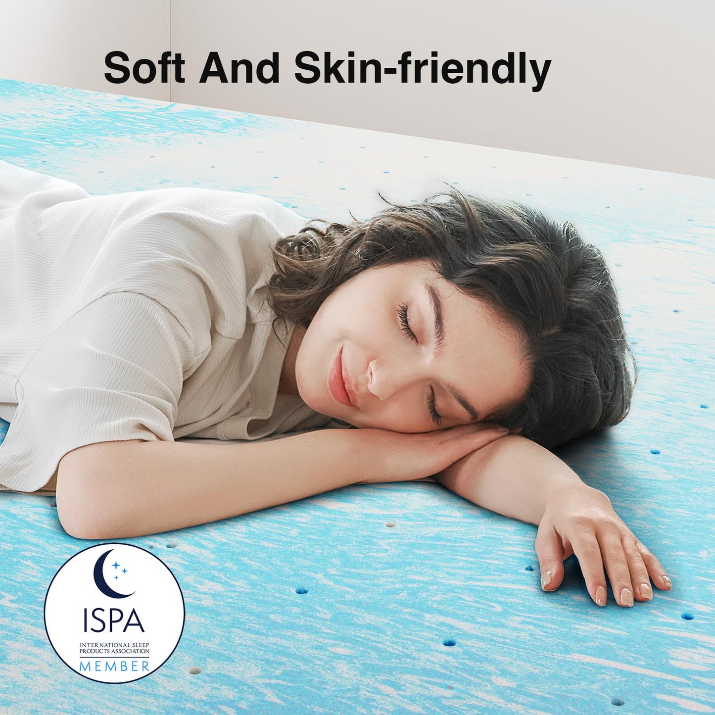 Novilla Mattress Topper Queen Size - 2 Inch Cooling Memory Foam Mattress Topper, Slow-Rebound Pressure Relief, Soft Comfort