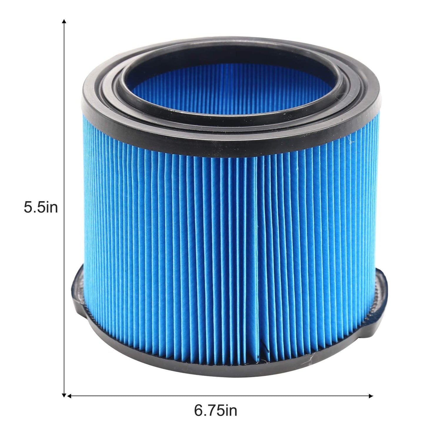 MZY LLC 4 Pack VF3500 Replacement Filter for Ridgid Wet Dry Vac VF3500, WD3050, WD4070, WD4080, WD4522, 4000RV, 4500RV filters 3-4.5 Gallon Vacuums