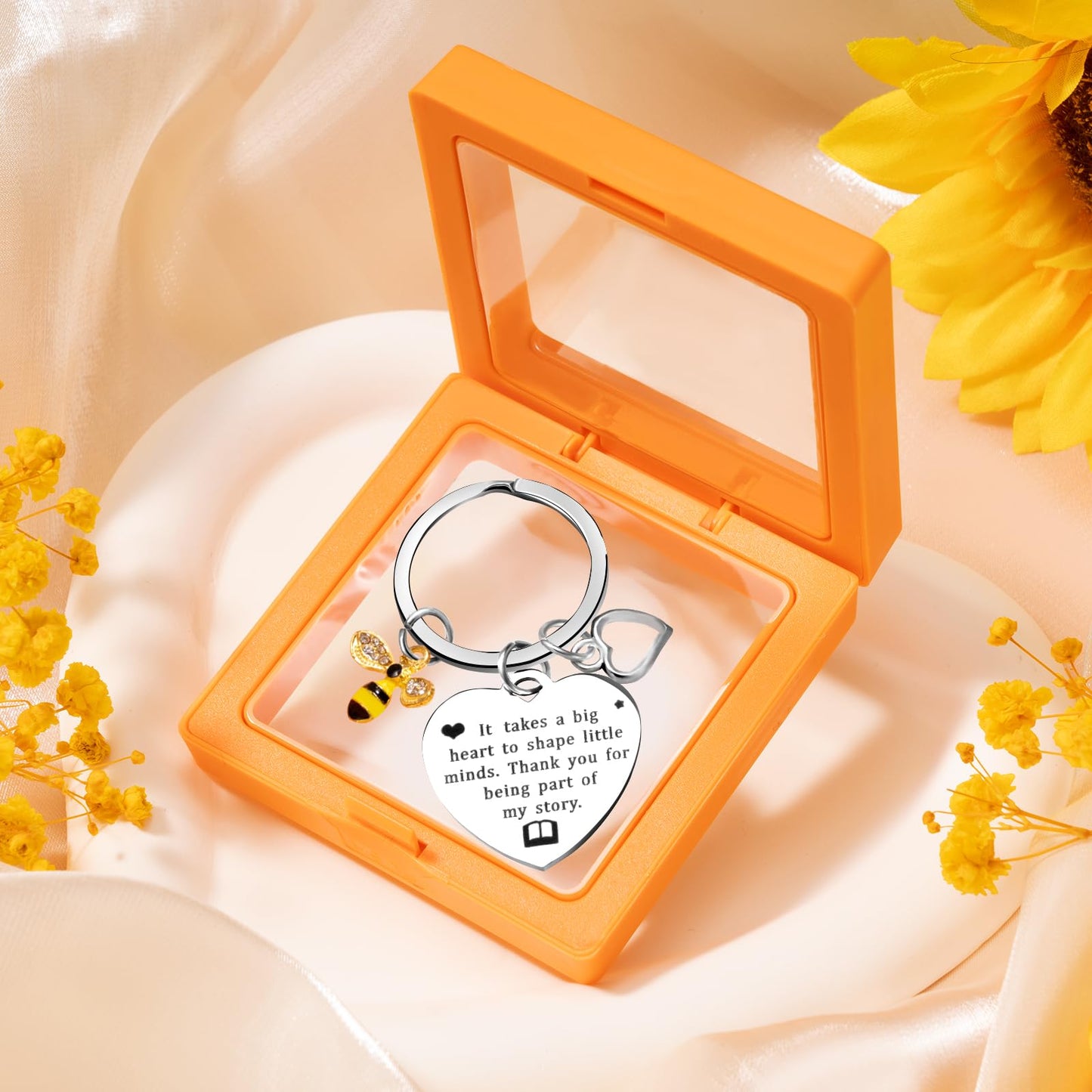 Best Teacher Gifts, Teacher Appreciation Gifts for Women, Orange Inspirational Gift Back to School Thank You Gift for Teachers from Student, Birthday Christmas Mothers Day Retirement Graduation Idea