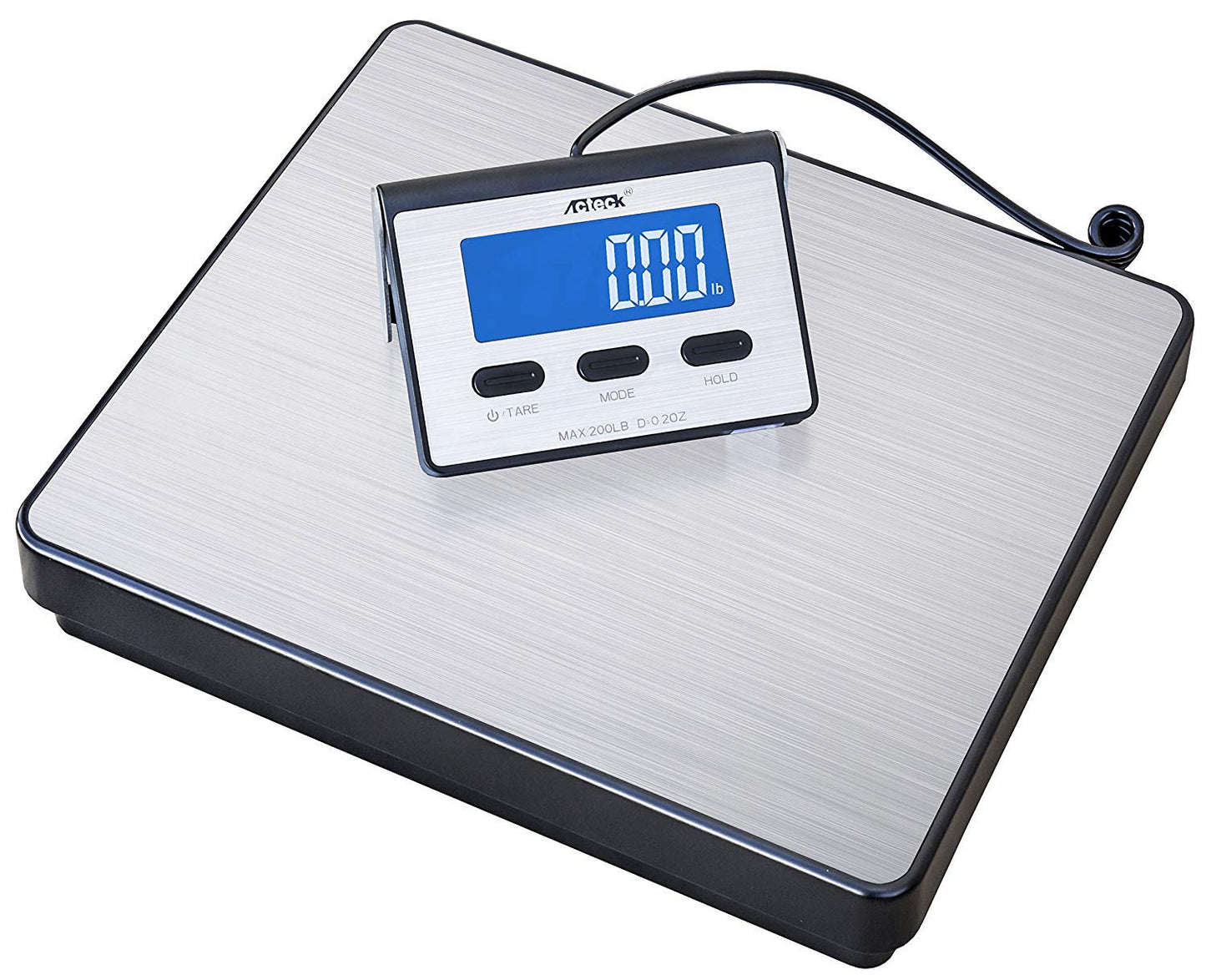 Acteck A-BC200 200LB x 0.2 OZ Digital Heavy Duty Shipping Postal Scale, Stainless Steel