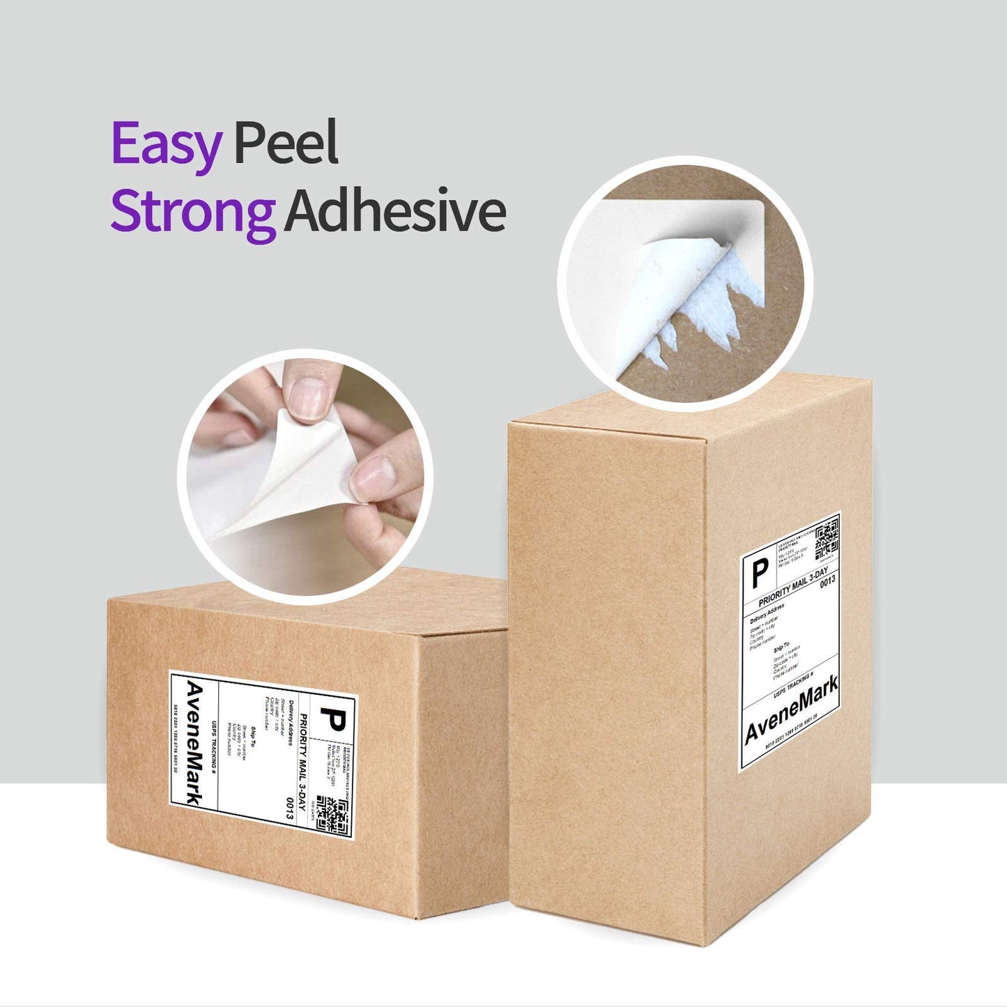 AveneMark - 12 Rolls Compatible with Brother DK-1241 (4" x 6") Replacement Shipping Labels - 200/Roll DK Adress Labels for Brother QL Label Printers - Include 1 Detachable Frame