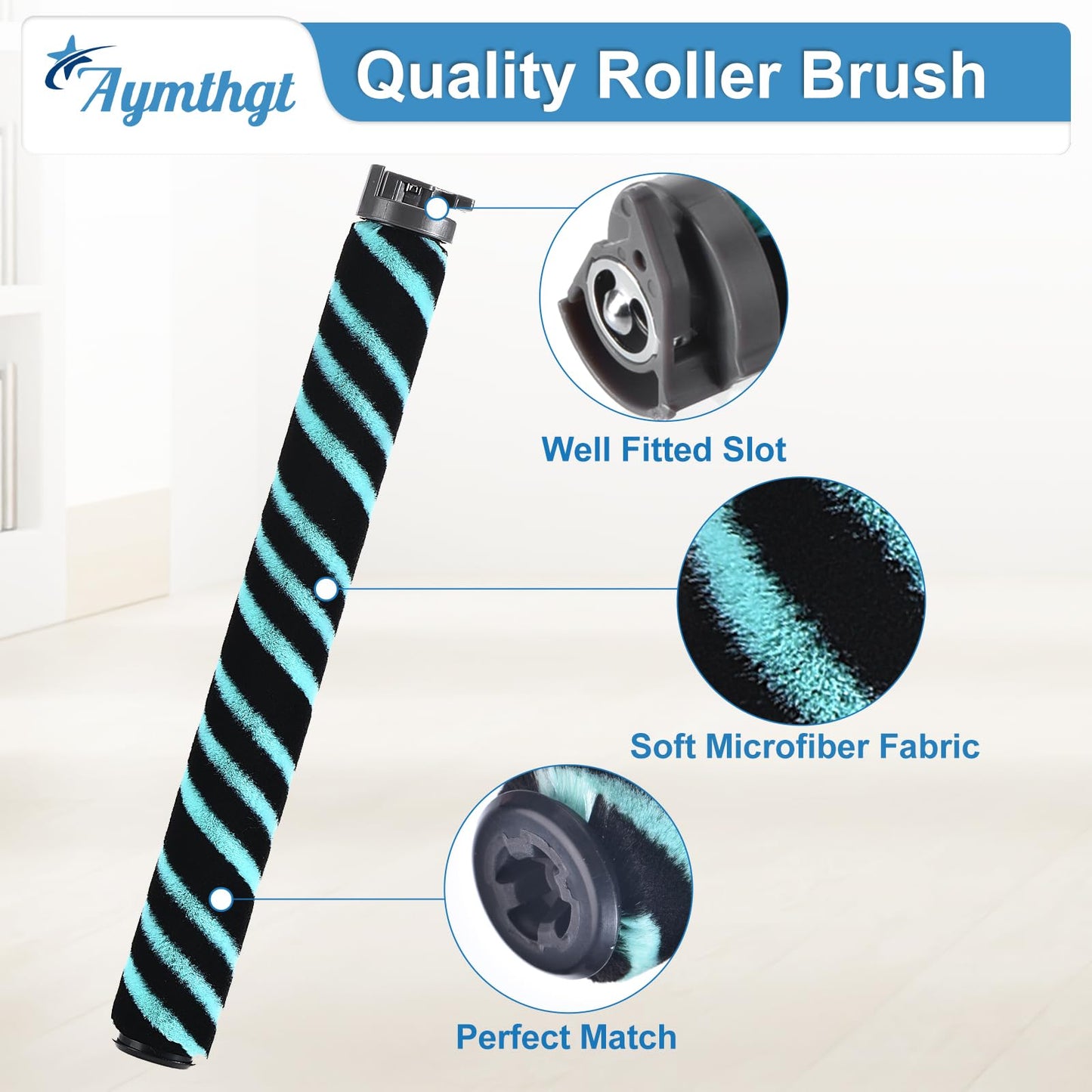 Aymthgt LA802 Brush Roller and Filter Set for shark LA802 Detect Pro Lift-Away Duo Clean Vacuum, 1 Brush Roller + 2 Filter + 4 Foam Felt Filters + 4 Odor Neutralizer Cartridges, Parts XFFK320 XHF320