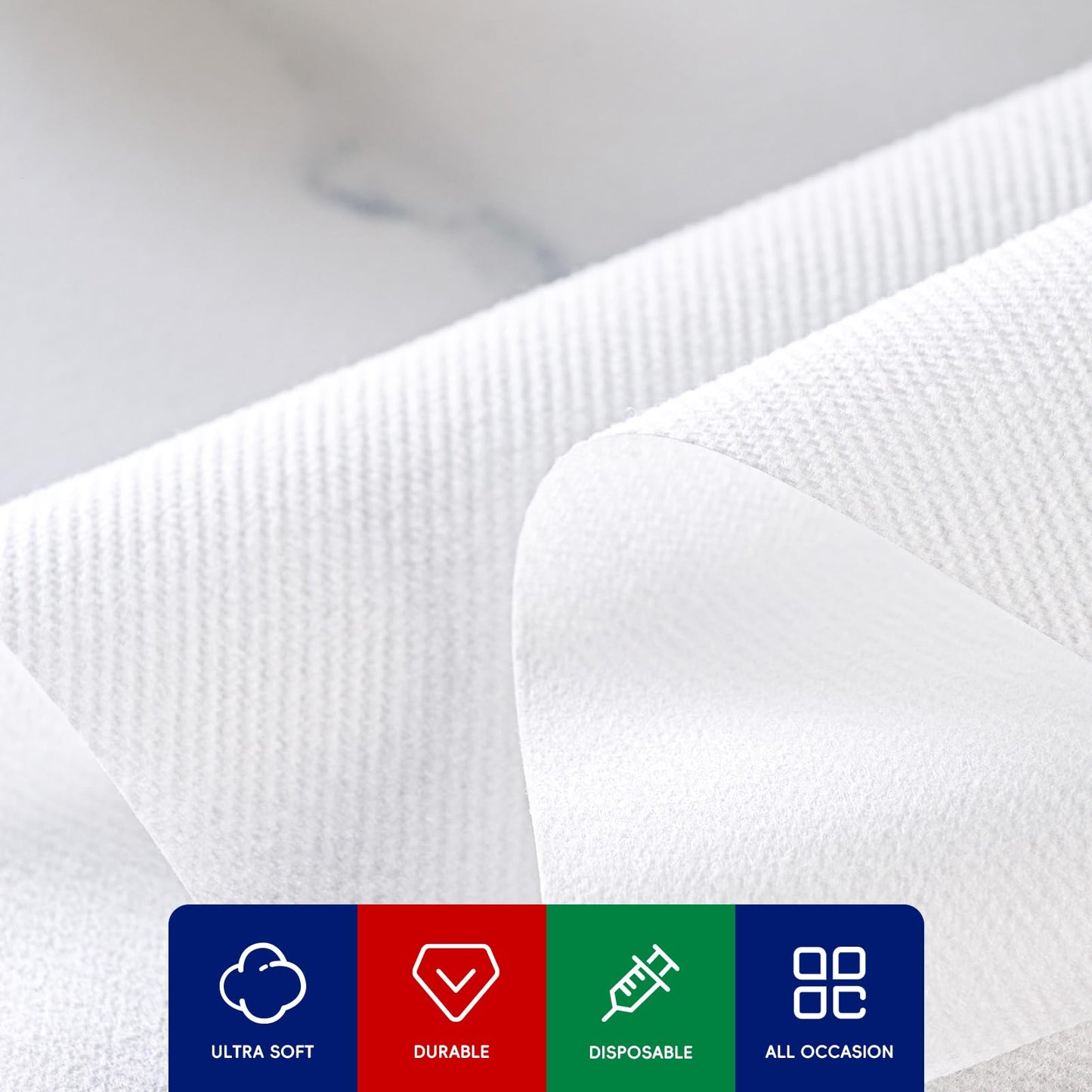 480 Count Disposable Hand Towels, Linen Feel Bathroom Hand Napkins, Soft And Absorbent Paper Napkin for Guest, Disposable Guest Towels for Kitchen, Parties, Weddings
