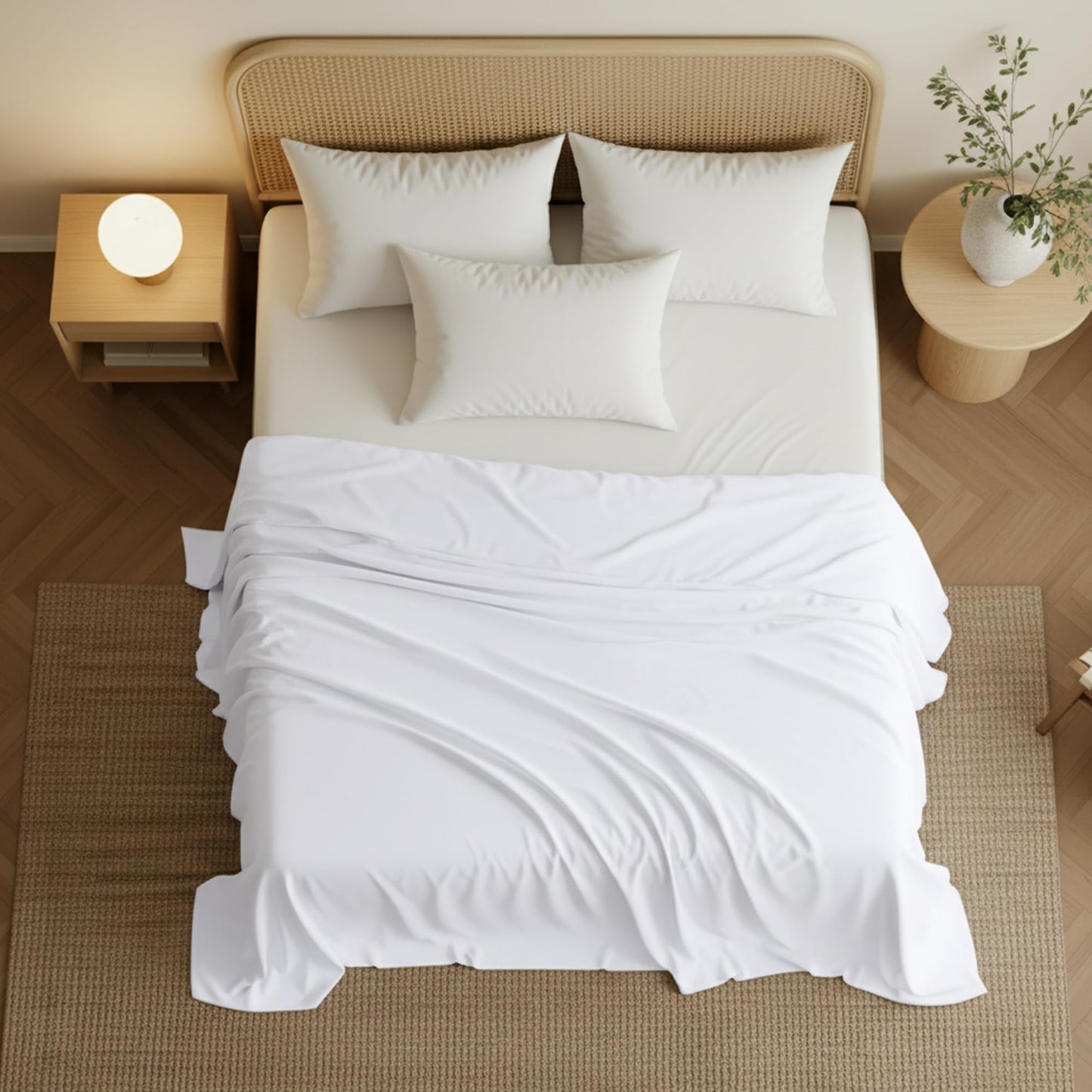 Utopia Bedding Flat Sheets - Pack of 6 - Soft Brushed Microfiber Fabric - Shrinkage & Fade Resistant Top Sheets - Easy Care (Twin, White)