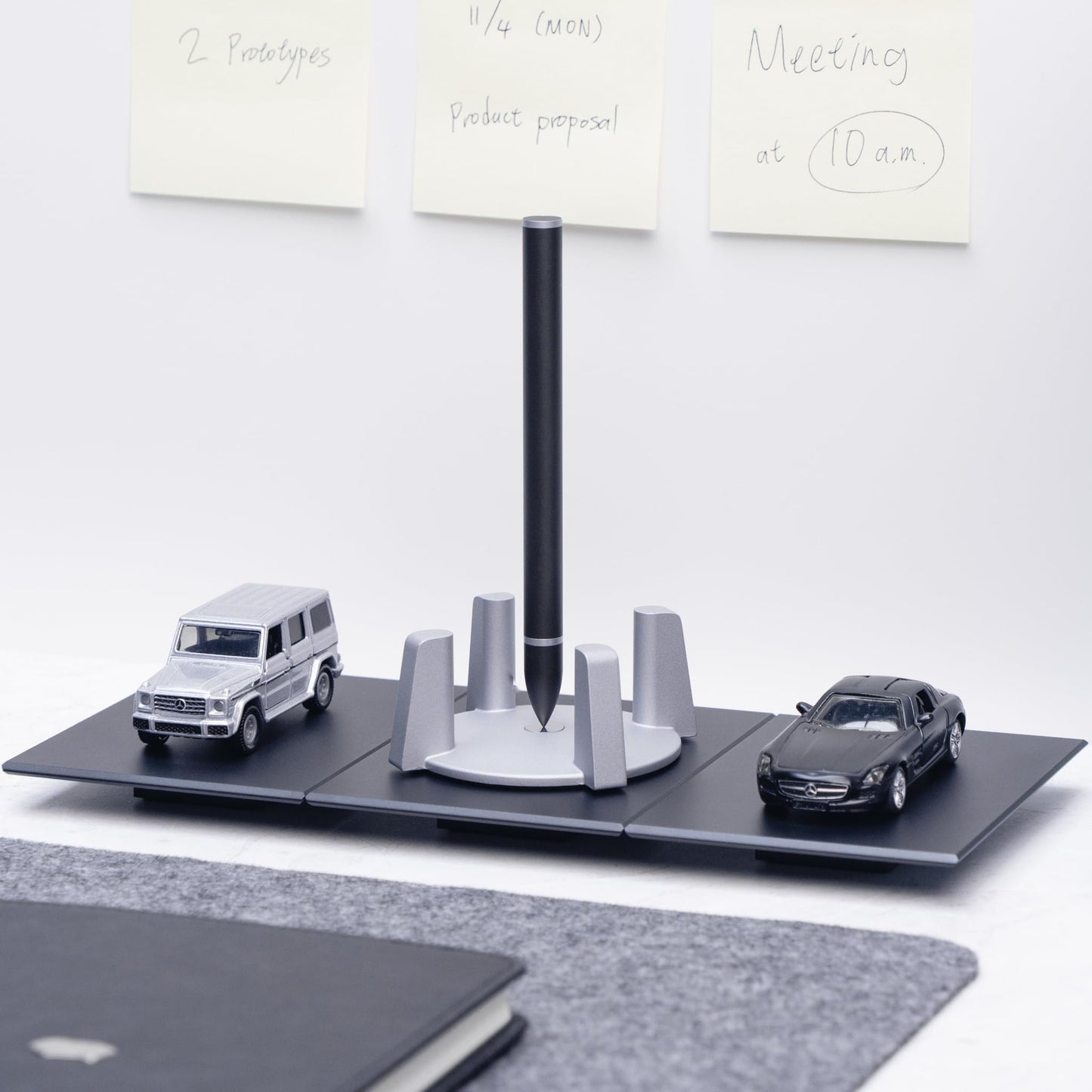 novium Dock - Metal Display Stand, Aluminum Made, Compatible with Hoverpens, Office Desk Essentials