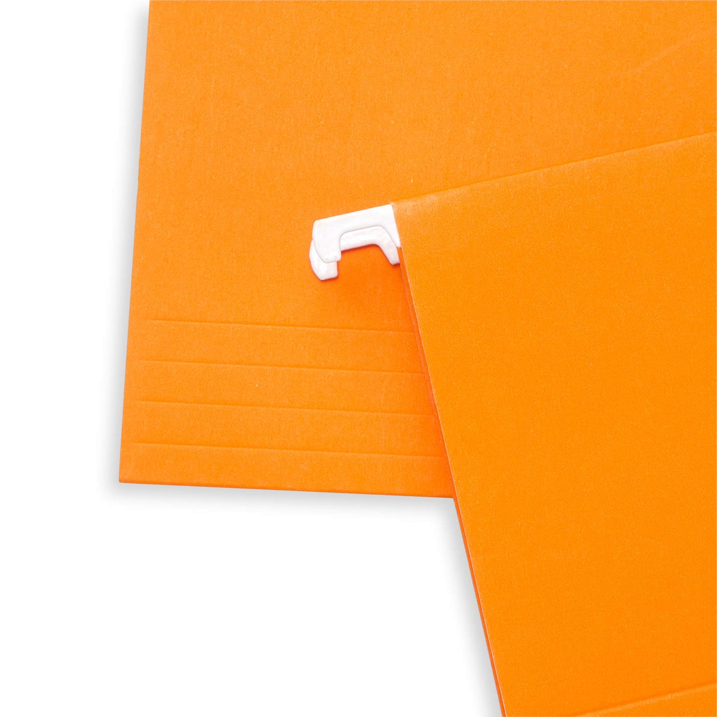 Blue Summit Hanging File Folders, Letter Size, Orange, Great for Organizing and Easy File Storage, 50 Per Box