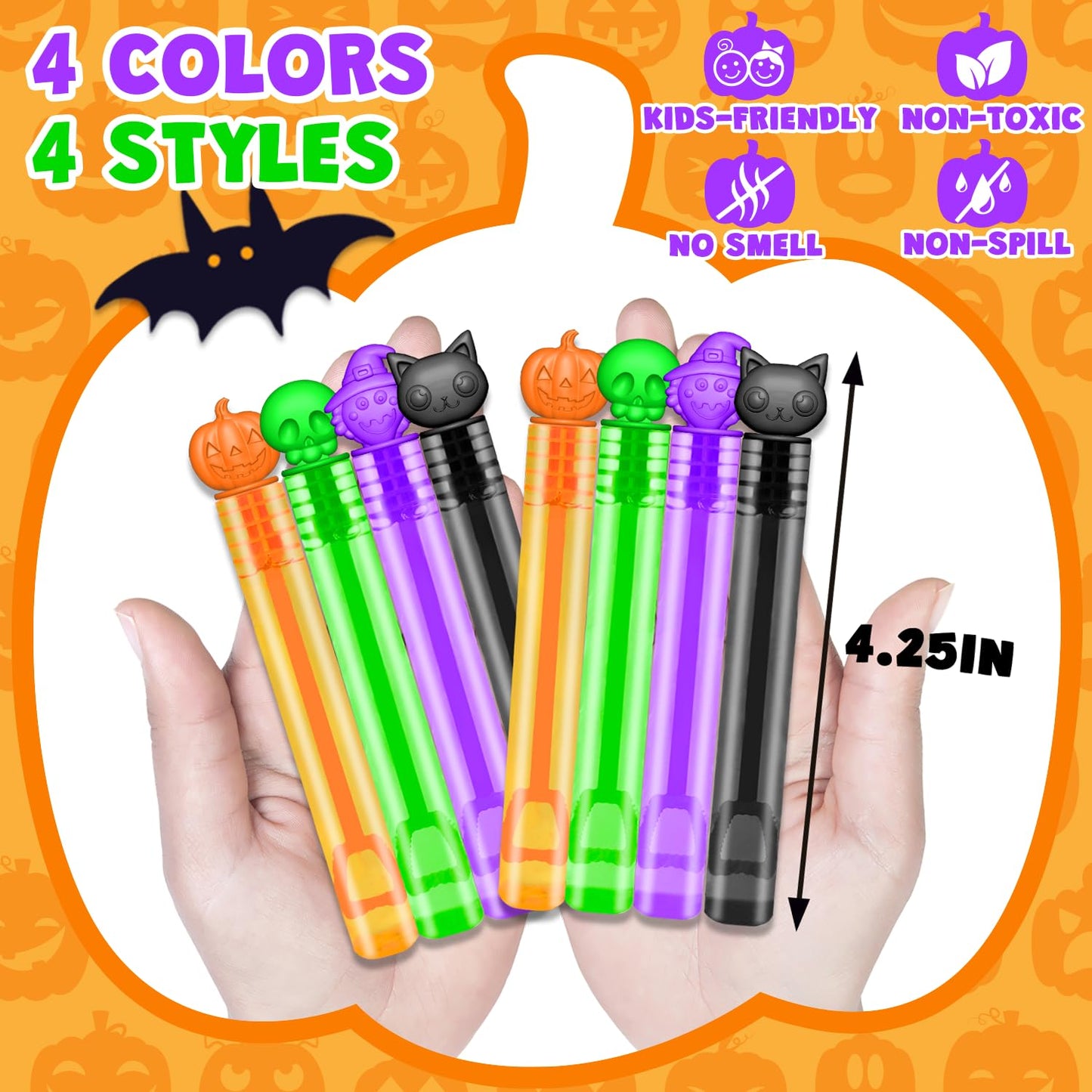 Bulk Halloween Trick or Treat Toys Gifts for Kids 300 Pcs, Mini Bubbles Party Favor Supplies for Toddlers, Boo Basket Bucket Goody Bag Stuffers Fillers School Prize Non Food Treats Games Activities
