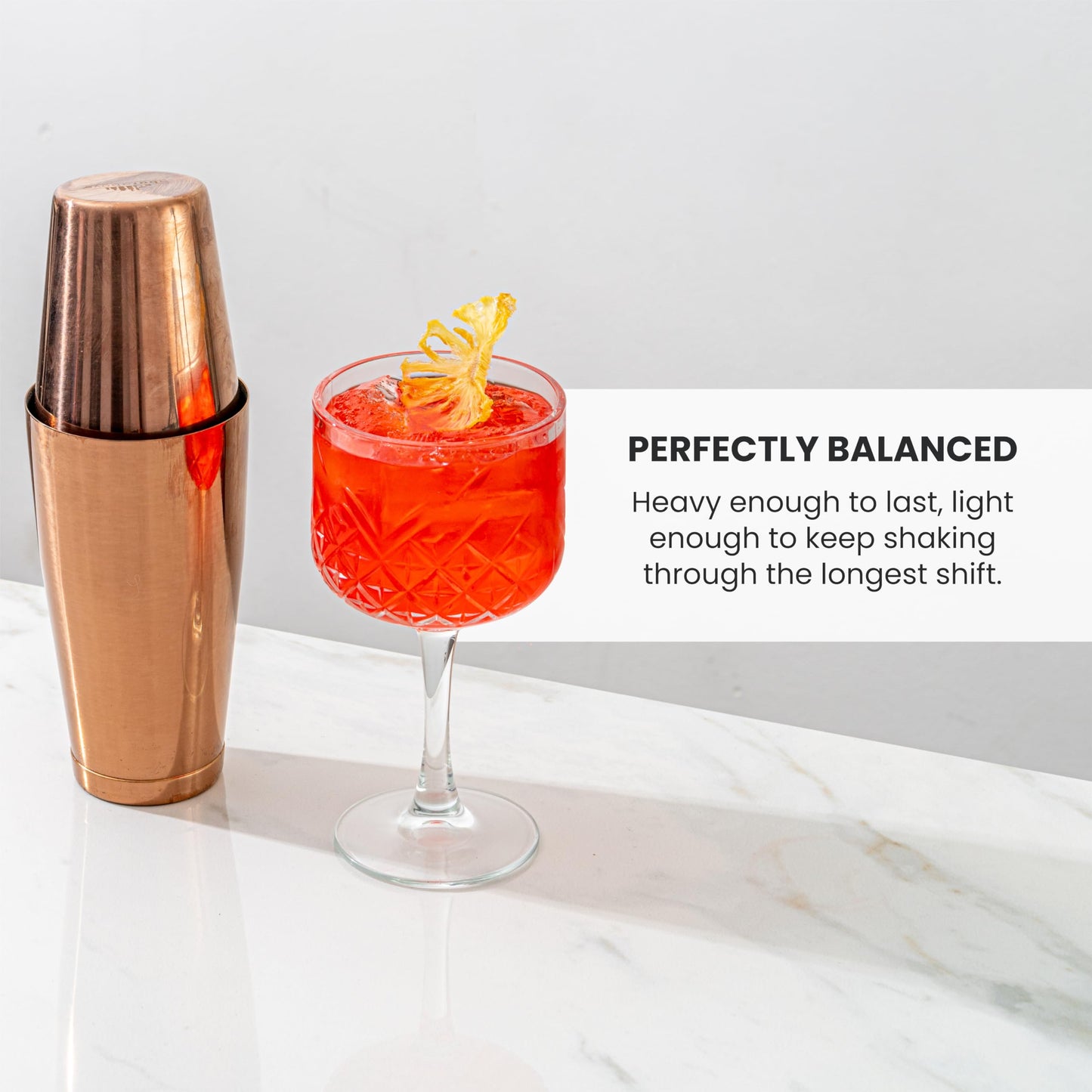 A Bar Above Professional Boston Shakers Set 18 oz Weighted and Unweighted Stainless Steel Cocktail Shaker Set for Bartenders, Premium 304 Steel Bar Shaker, Essential Bartending Tools for Mixing Drinks