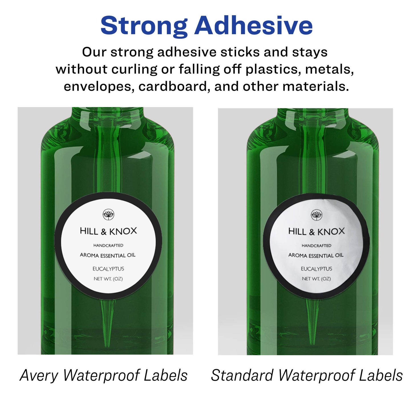 Avery Printable Durable White Round Labels, Sure Feed Technology, 2" Diameter, Print-to-the-Edge, Waterproof Labels, Laser & Pigment-Based Inkjet Compatible, 600 Total