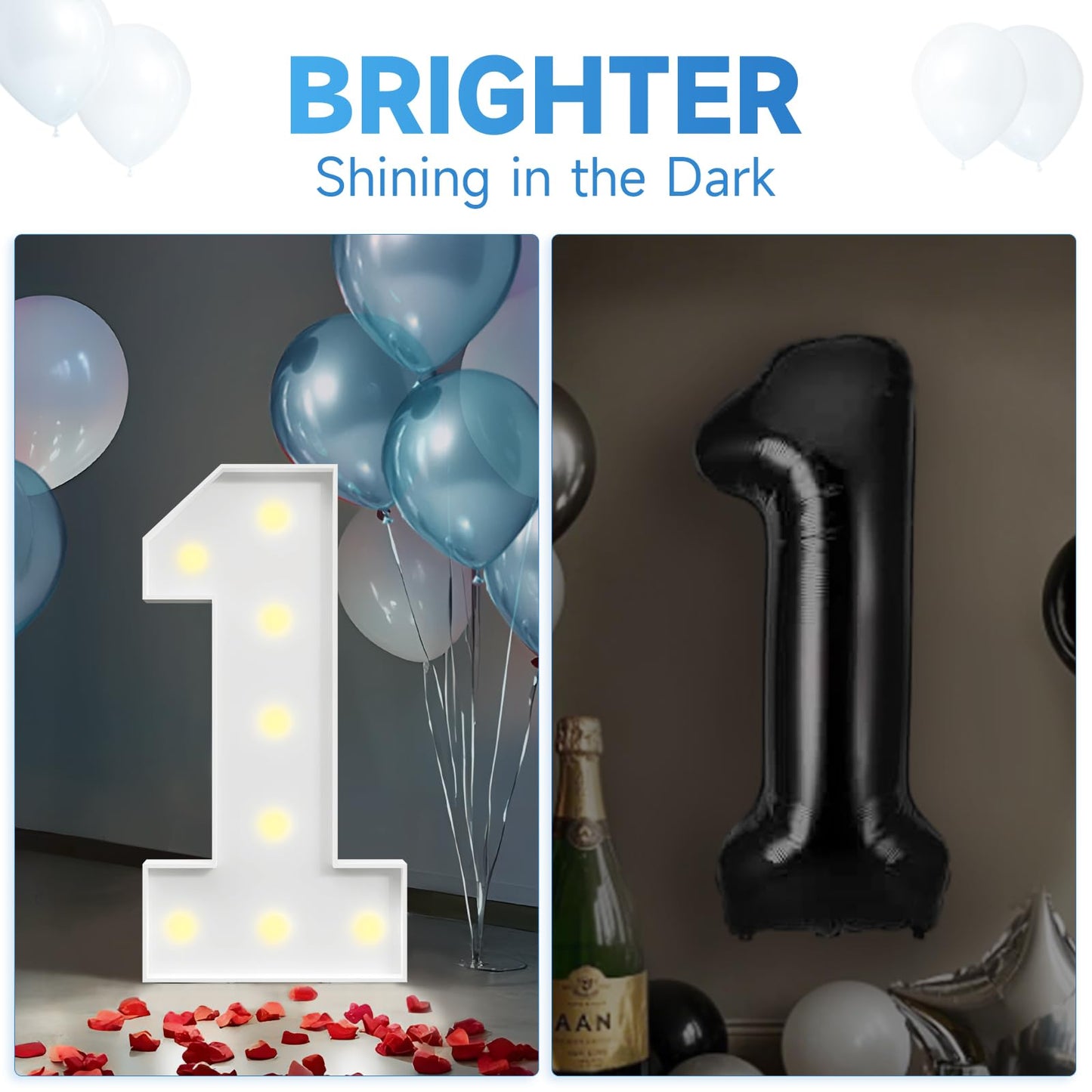Graduation Decorations 2026, 2.3FT Marquee Numbers 26 for Graduation Party Decorations, 26 Light Up Numbers Kindergarten Graduation for Preschool High School College, 26, 2 Pcs