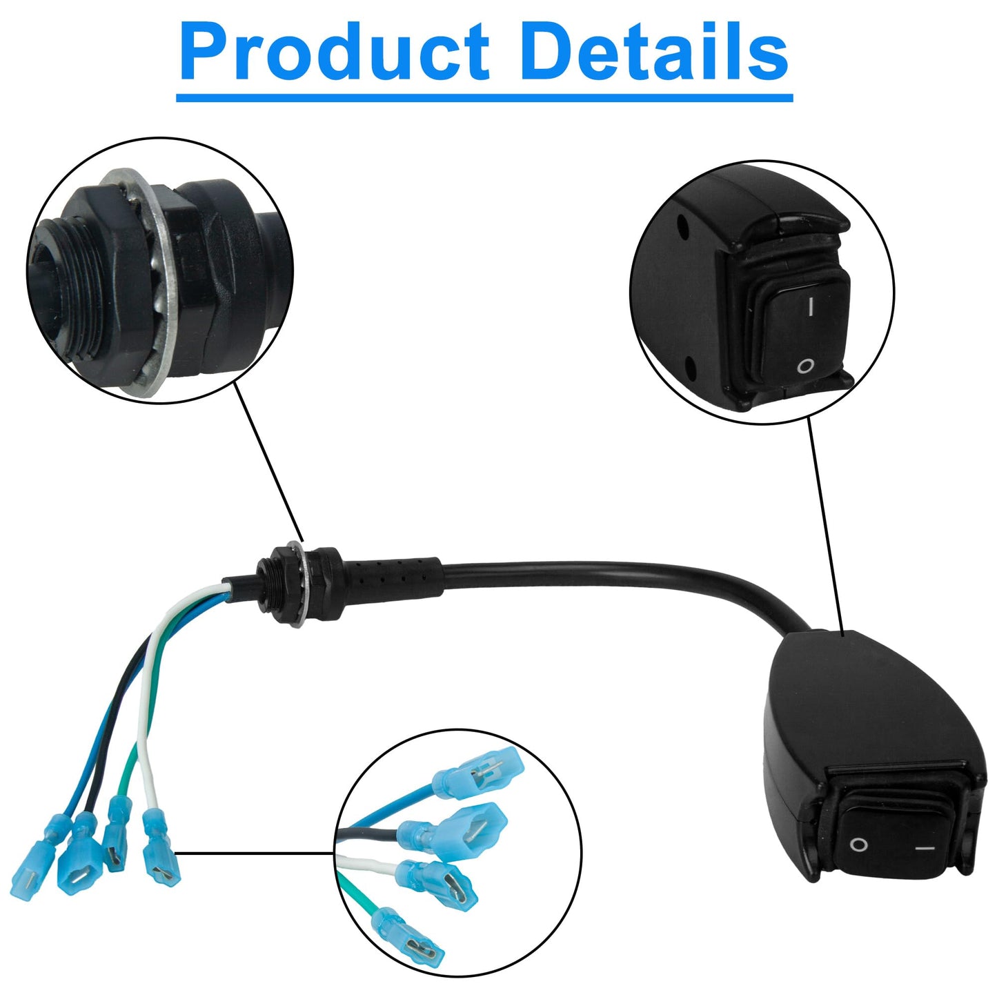 101610 Switch Cord Assembly for ProTeam Backpacks Vacuum Parts Vacuum Accessories