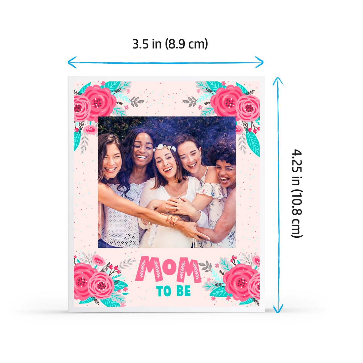 HP Sprocket 3.5 x 4.25" (8.9x10.8 cm) Premium Zink Sticky Back Photo Paper, 50 Sheets, Compatible Only with HP Sprocket 3x4 & Photobooth Photo Printers