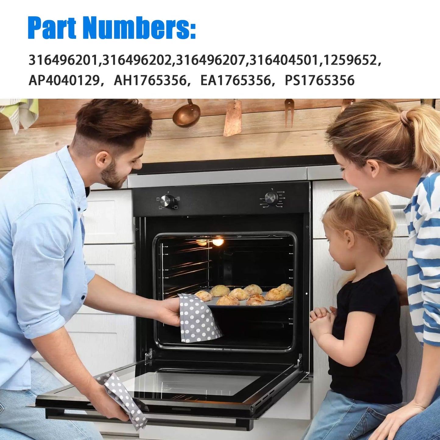 Upgraded 316496201 Range Oven Rack for GE Oven, 24 x 16 Inches Oven Rack Replace AP4040129, 316496207, 316404501 for Compatible with Frigidaire Range Oven