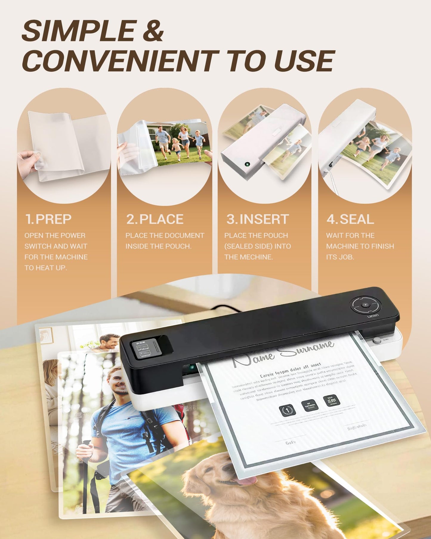 Uinkit 5Mil Heavy-Duty 100 Pack Menu Laminating Pouches, 11.5"x17.5" Sheets for 11x17 Menu, Crystal Clear Thermal Laminating Paper for Restaurant, Cafe, Bistro - Round Corner, Bubble-Free