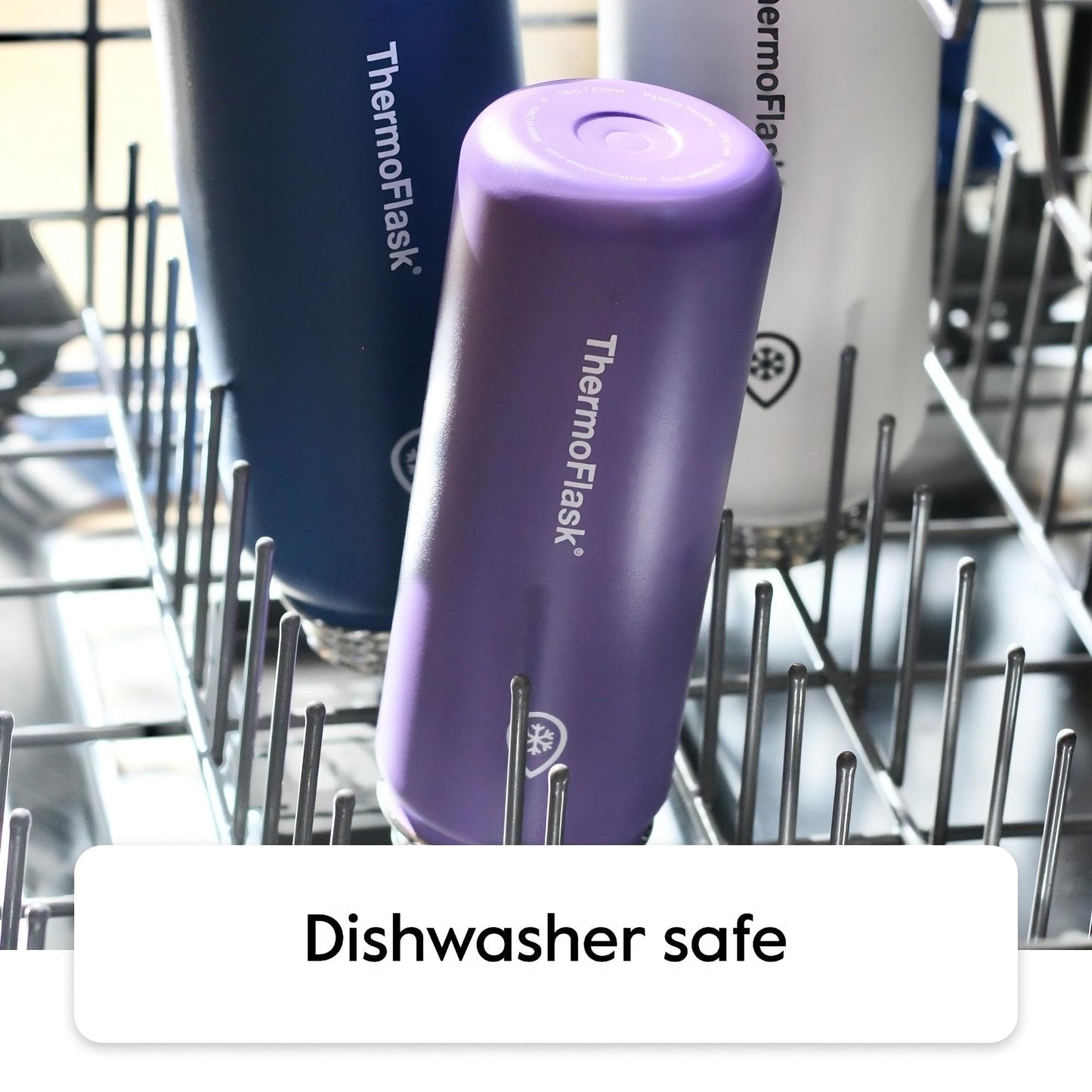 ThermoFlask 40 oz Double Wall Vacuum Insulated Stainless Steel Water Bottle - Reusable with Leakproof Chug & Straw Lids - Keeps Drinks Cold 24 hr/Hot 12 hr - Easy Maintenance - Gym/On-the-Go, Cobalt