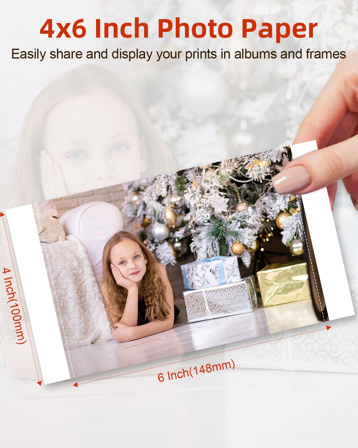 KP-108IN 4x6 inch Color Ink and Paper Set Compatible with Canon Selphy CP1500 CP1300 Ink and Paper 4 x 6 Inch 100mm x148 mm (3 Ink +108 Sheets Glossy Photo Paper)